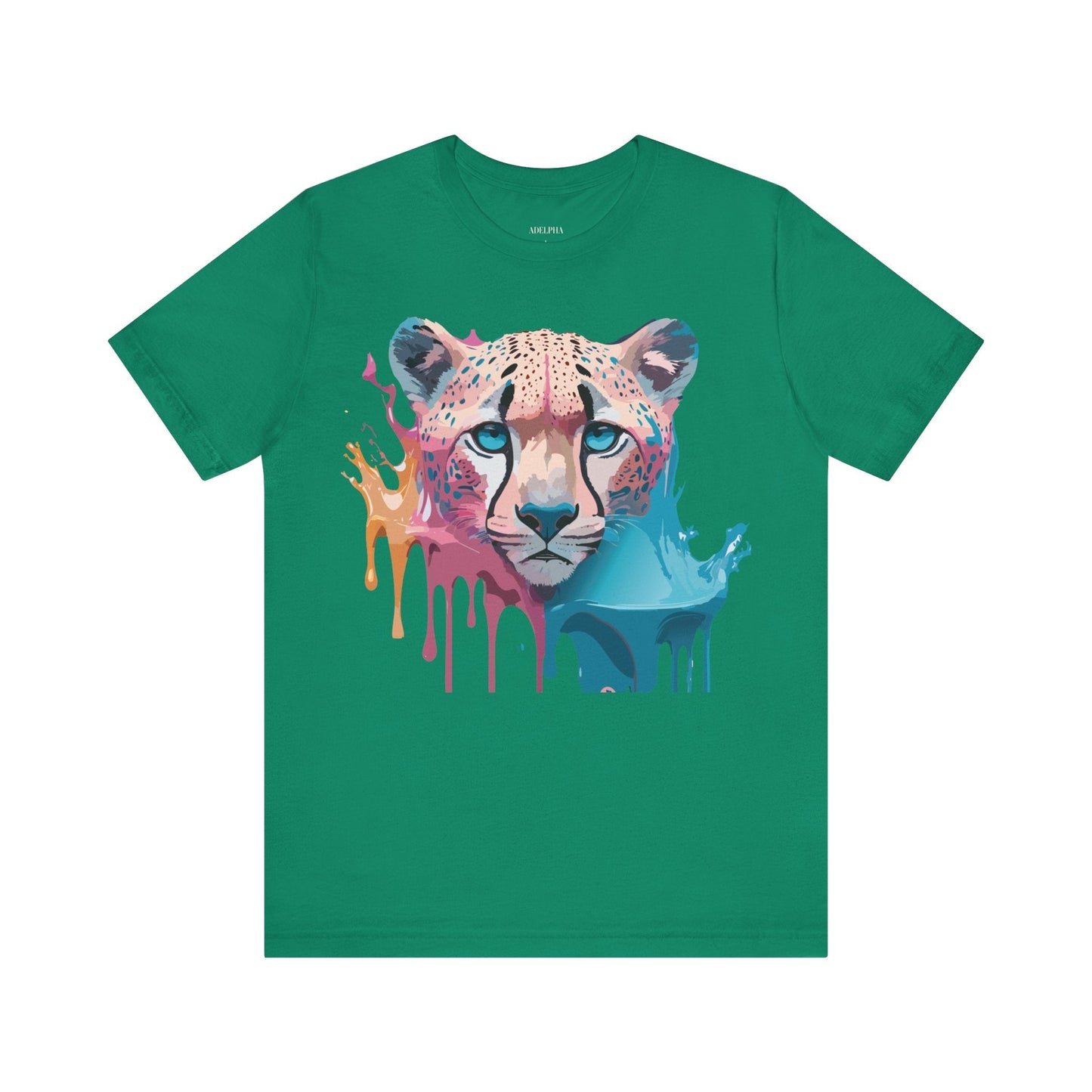 Adelpha Graphic Cheetah Shirt Unisex Vintage Inspired Graphic Tee Art Design