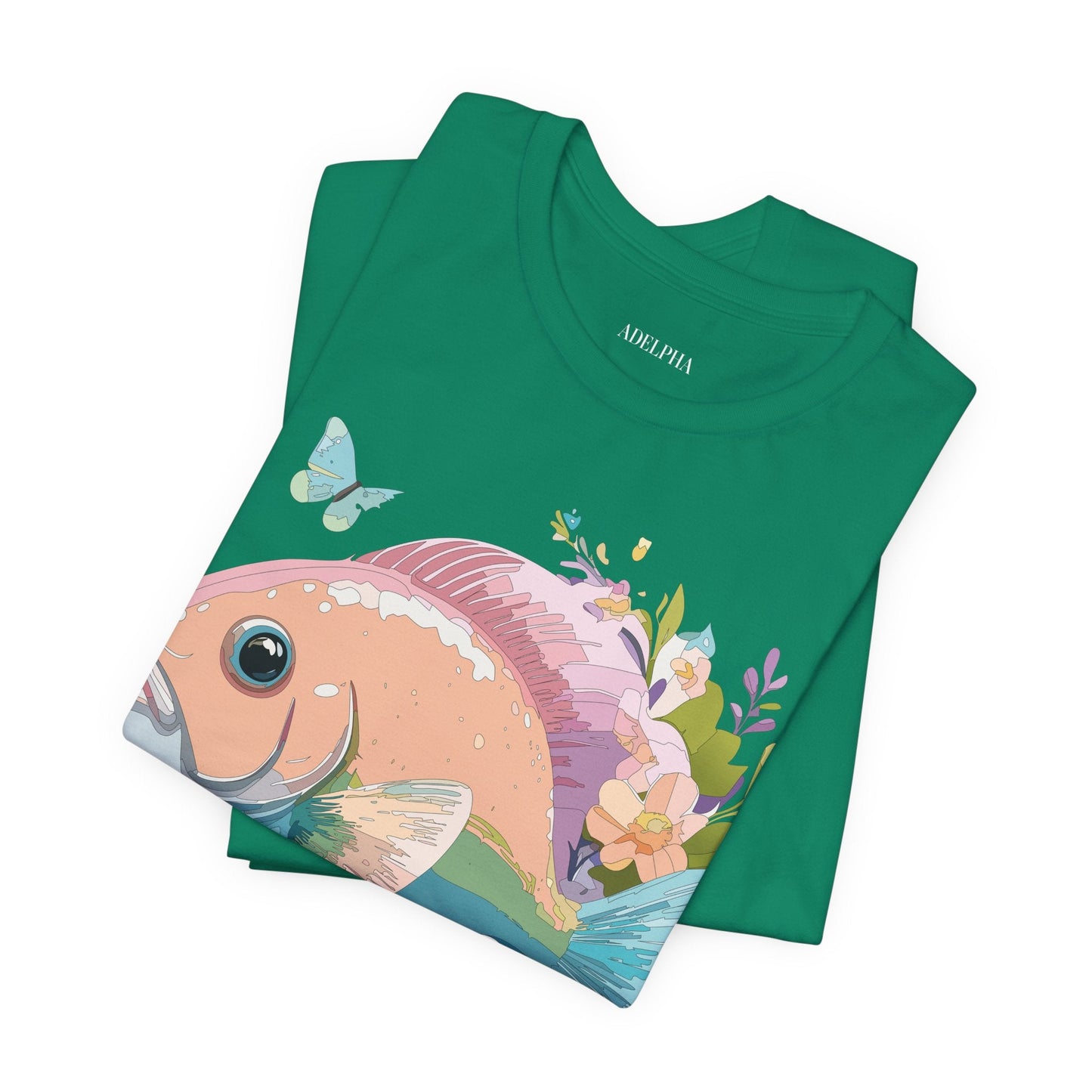 Adelpha Vintage Inspired Graphic Tee Unisex Jersey Short Sleeve Art Design Shirt