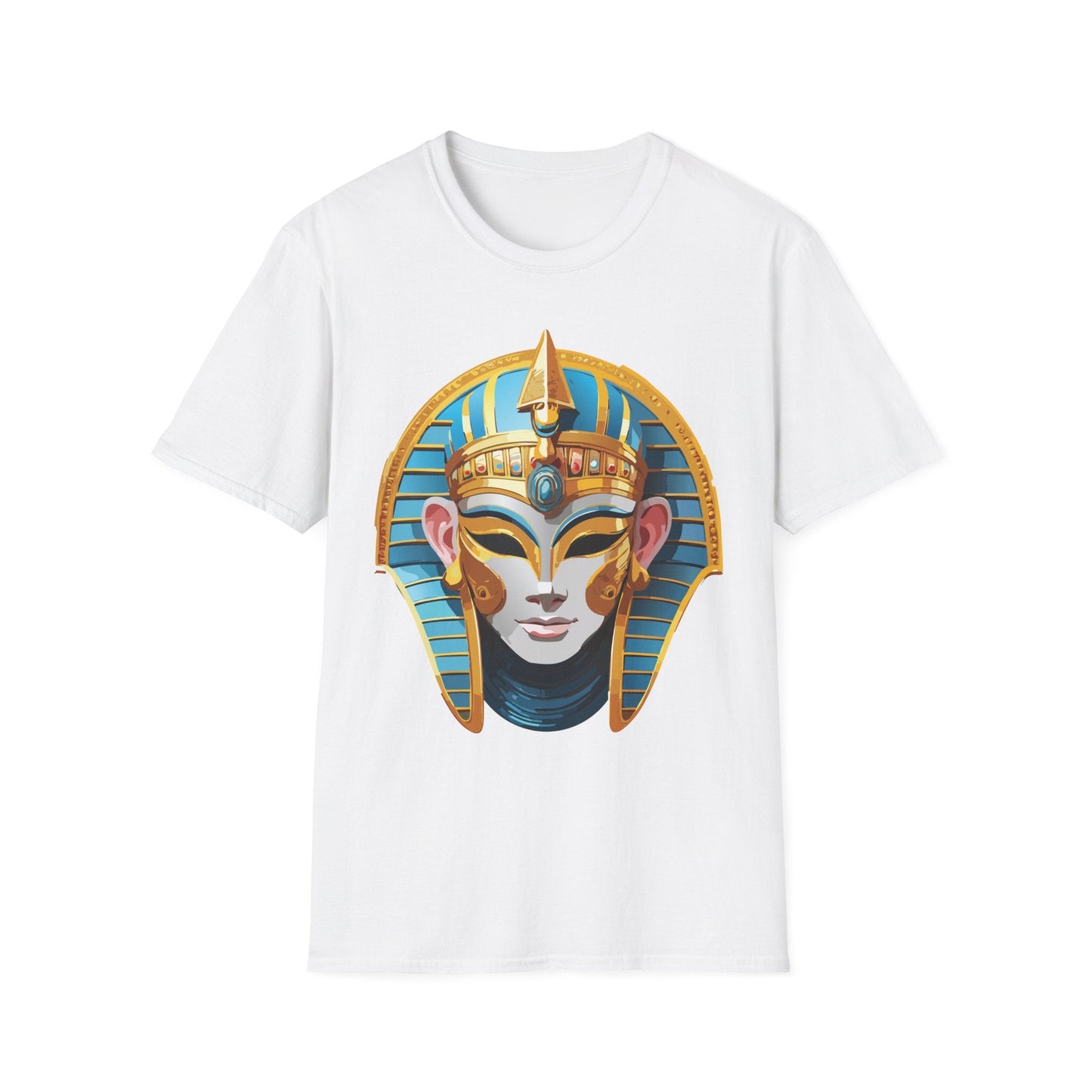 Mask Design Tee Shirt For Unisex Comfort Gildan Softstyle 64000 Ring Spun Cotton