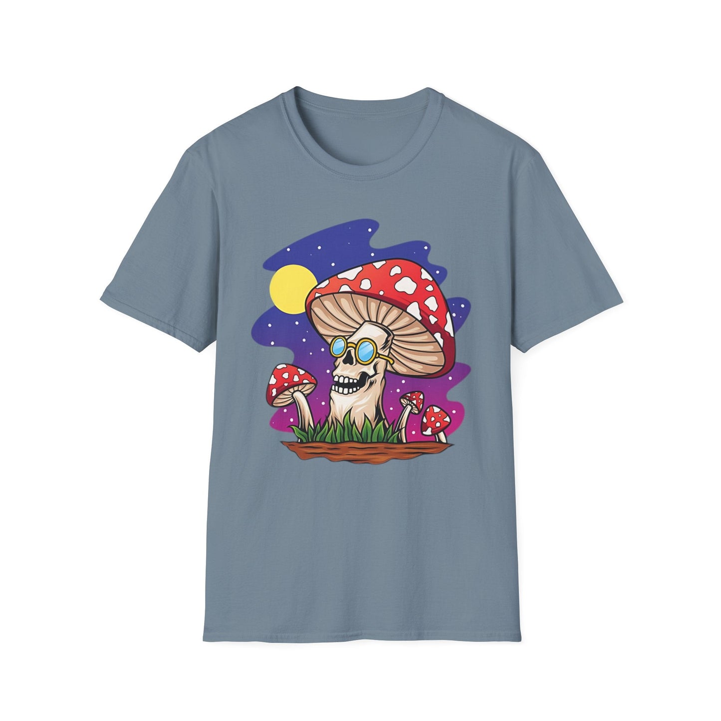 Mashroom Mushroom Tee Shirt Unisex Funny Fungus Design Softstyle 64000 Cotton Tee