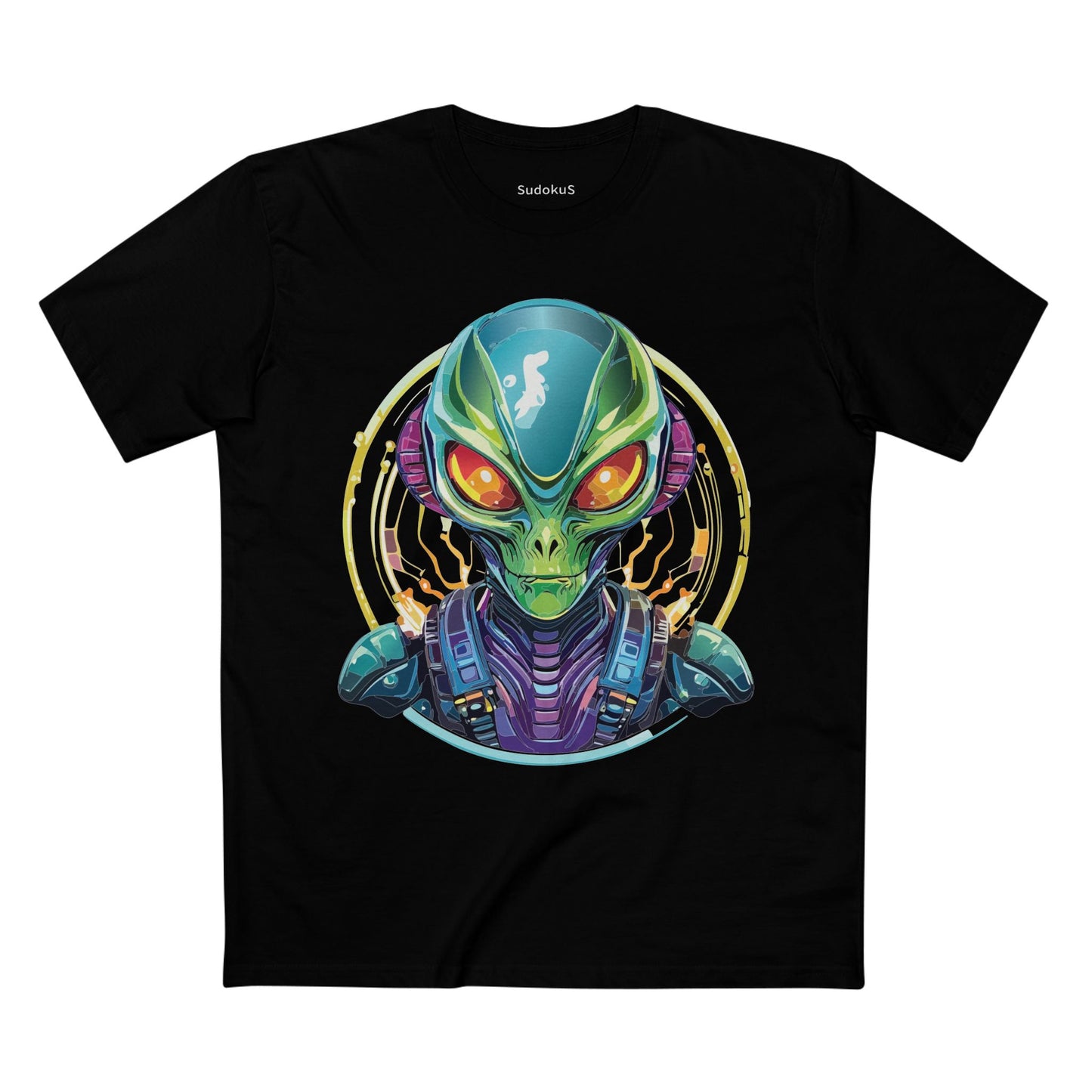 Aliens Graphic Unisex 100 Cotton Staple Tee 15