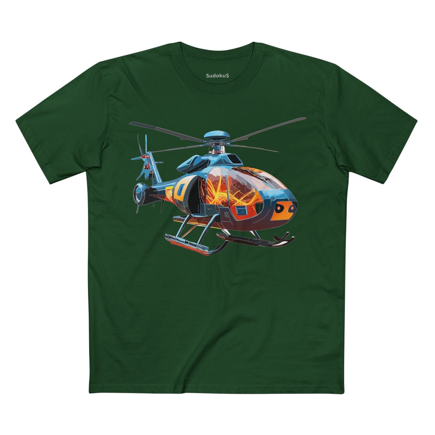 Chopper Graphic Unisex 100 Cotton Staple Tee 4