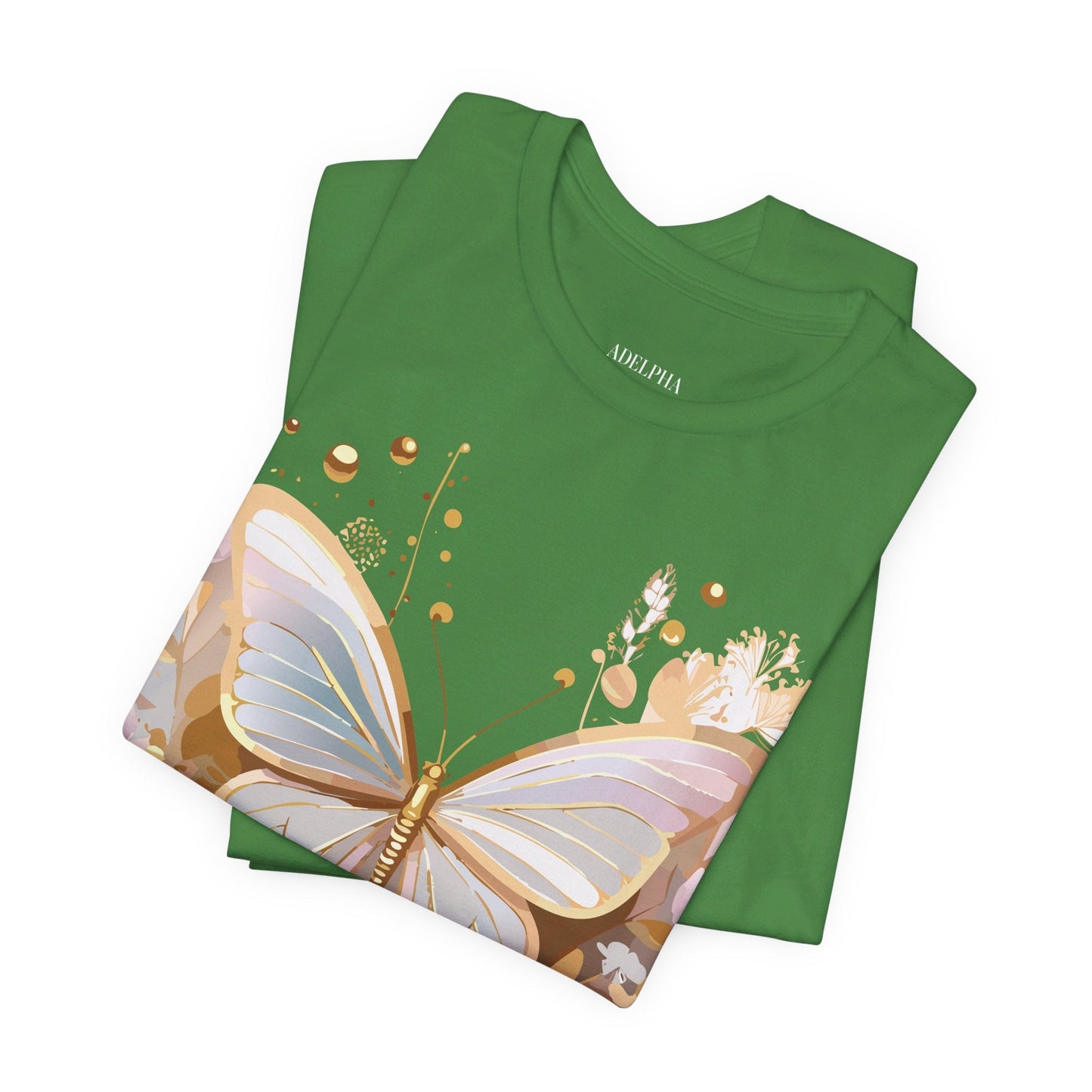 Unisex Graphic Tee With Adelpha Artwork Vintage Butterfly Inspired Art Design Tee