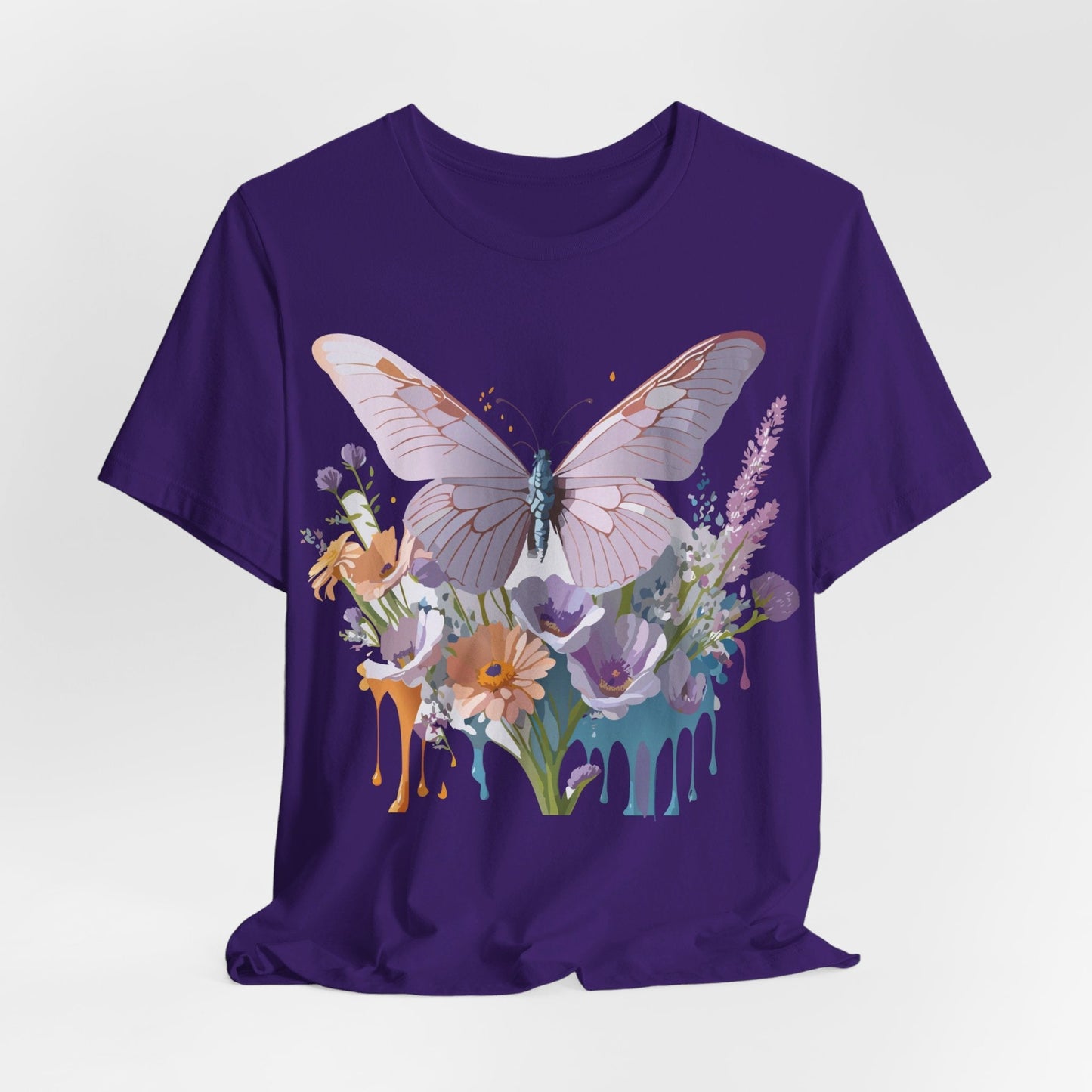 Butterfly Graphic Tee Unisex Short Sleeve Vintage Artwork By Adelpha