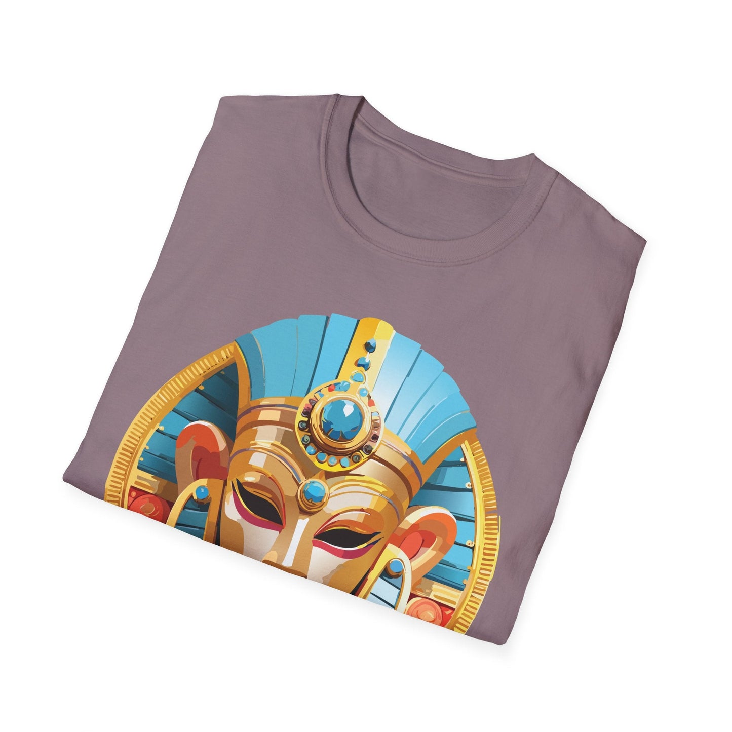 Mask Tee Shirt Unisex Softstyle Short Sleeve Art Design T Shirt 100 Percent Ring Spun Cotton