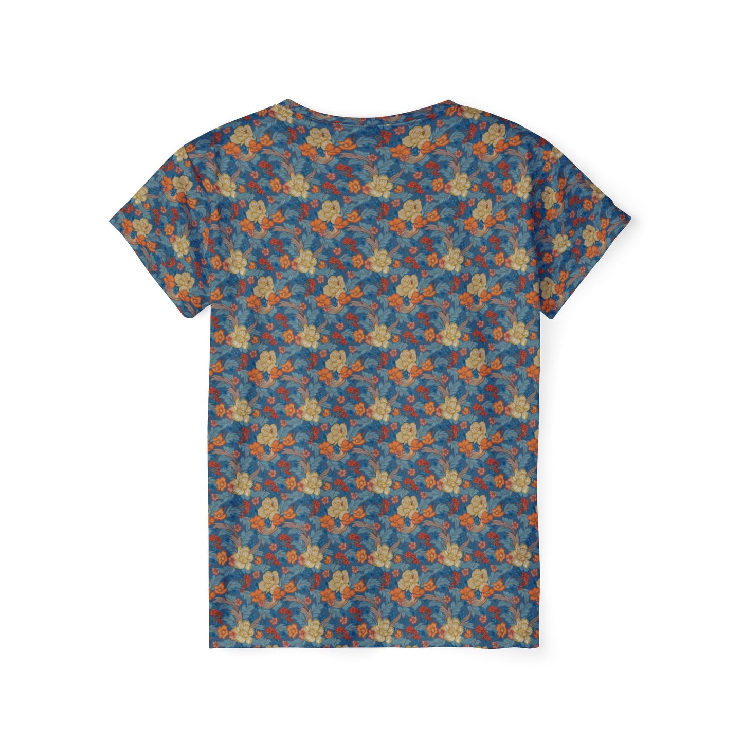 Women Poly T-Shirt with Floral Print