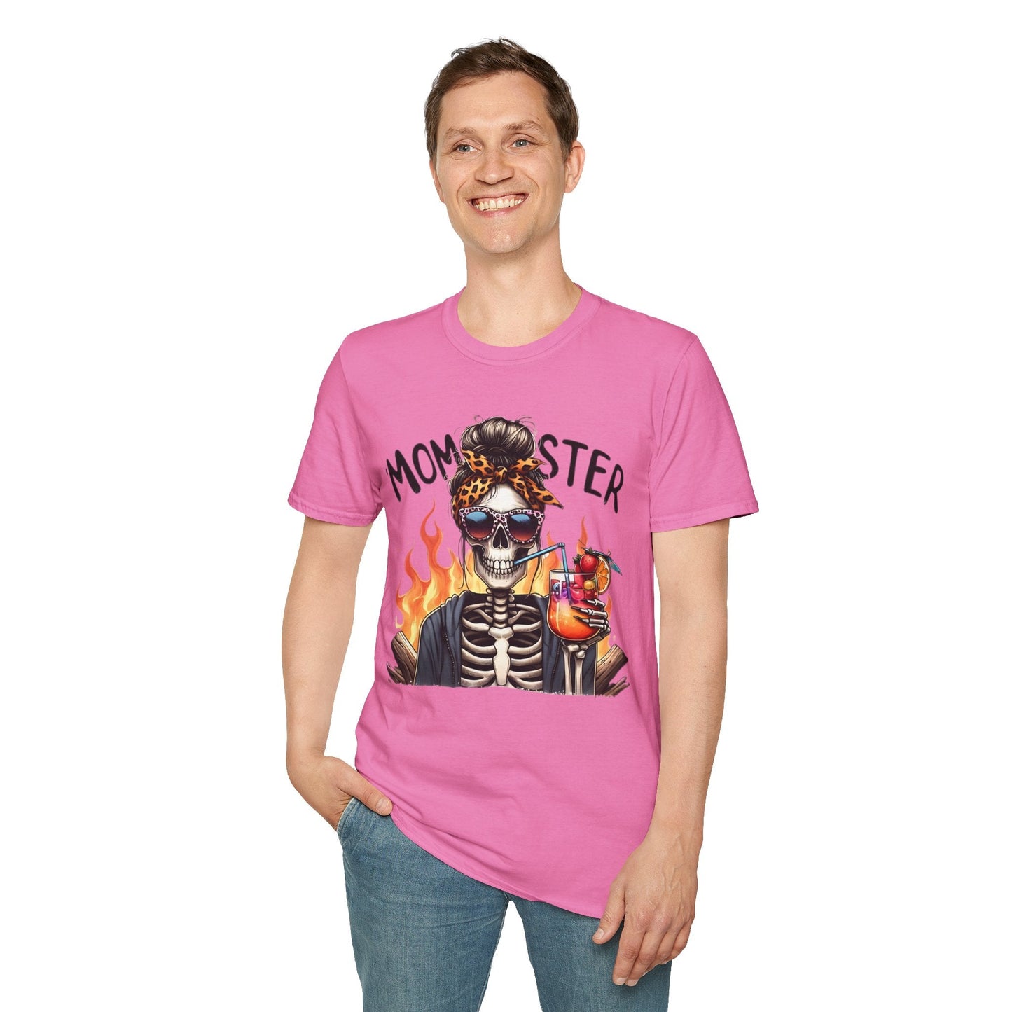 Skull Graphic Unisex Cotton T-shirt with Skeleton Artwork Design 13