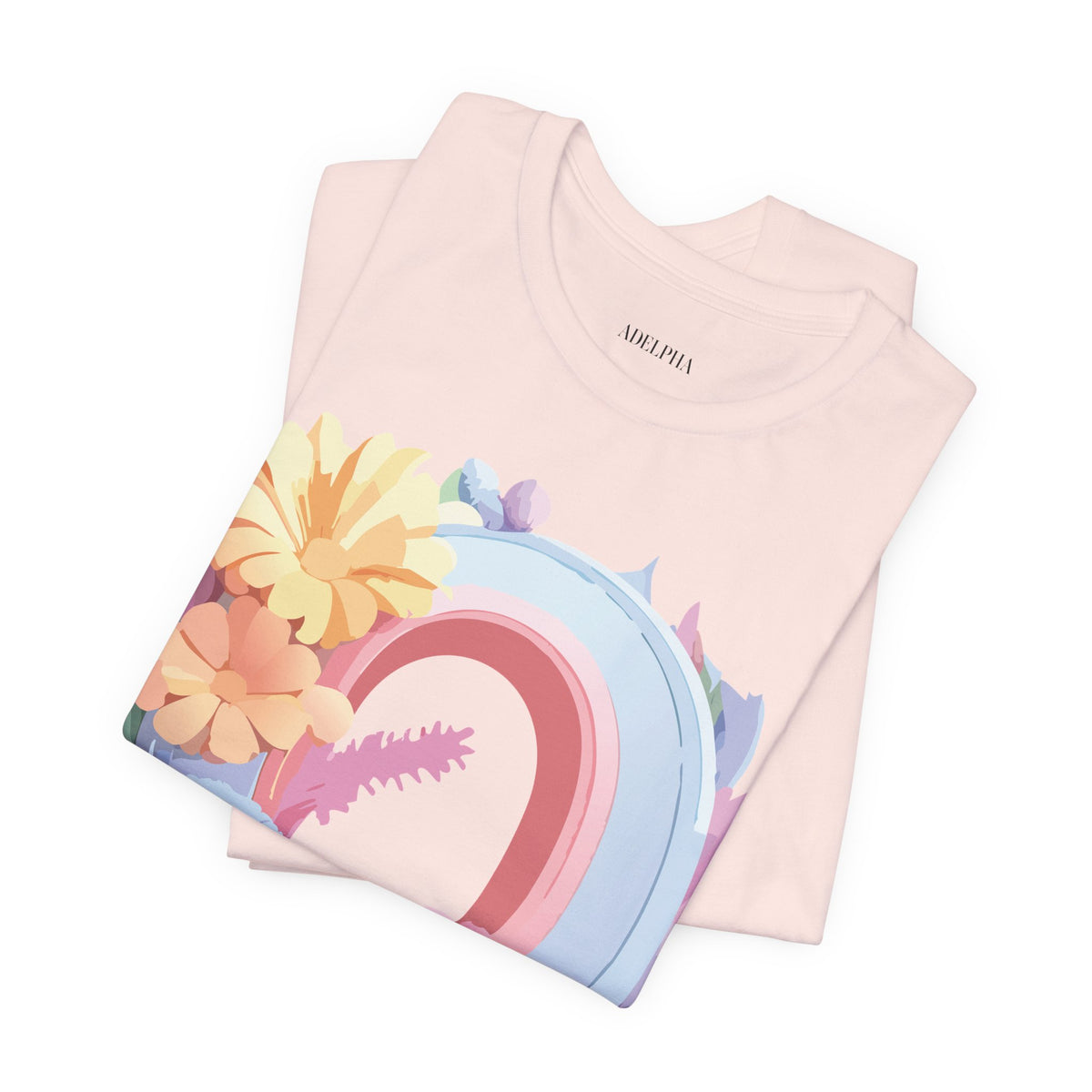 Letter Q Graphic Unisex Cotton Bella+Canvas Tee with Art Letter Design