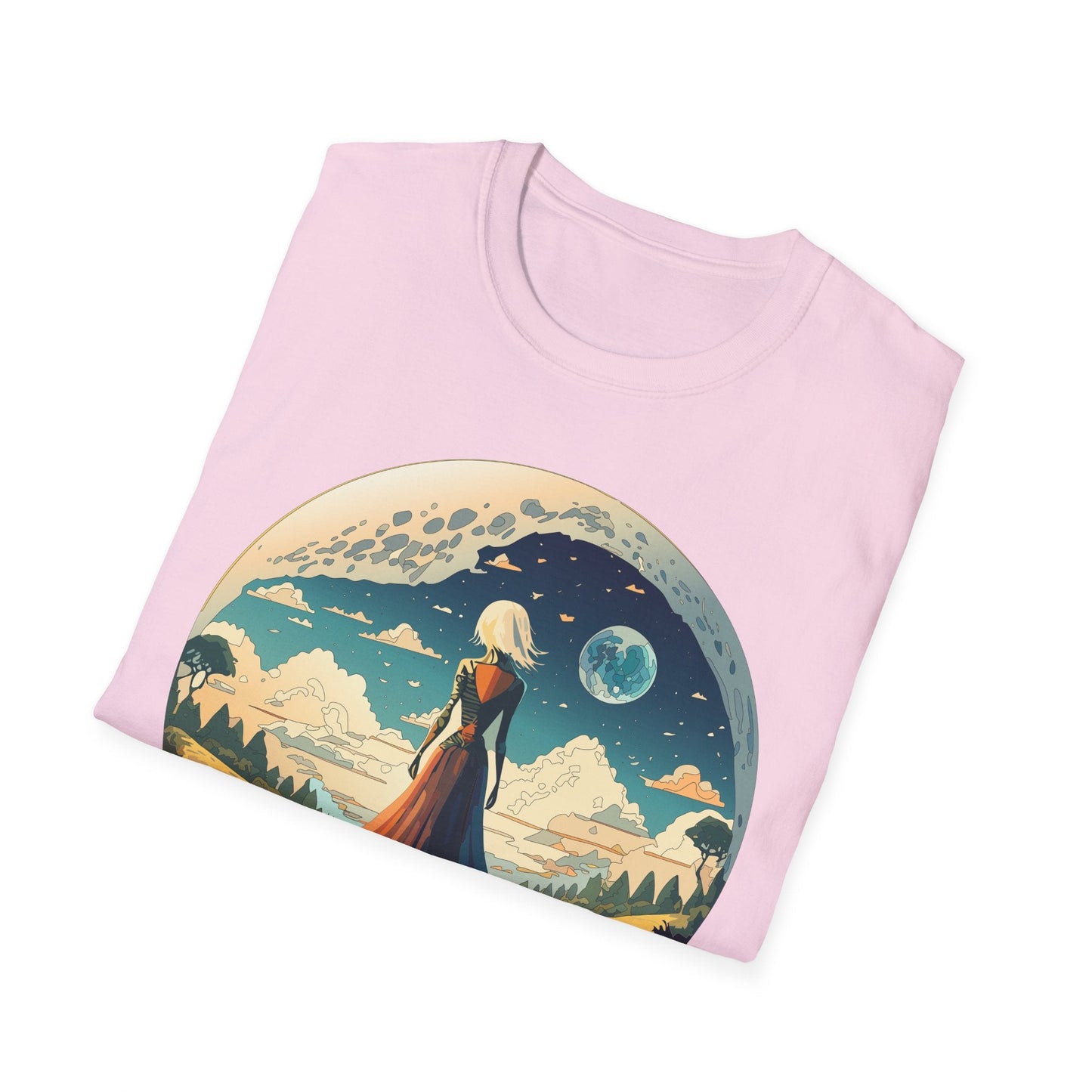 Womens Graphic T Shirts Art Design Tee Unisex Softstyle 64000 Cotton Tee Comfortable Everyday Wear