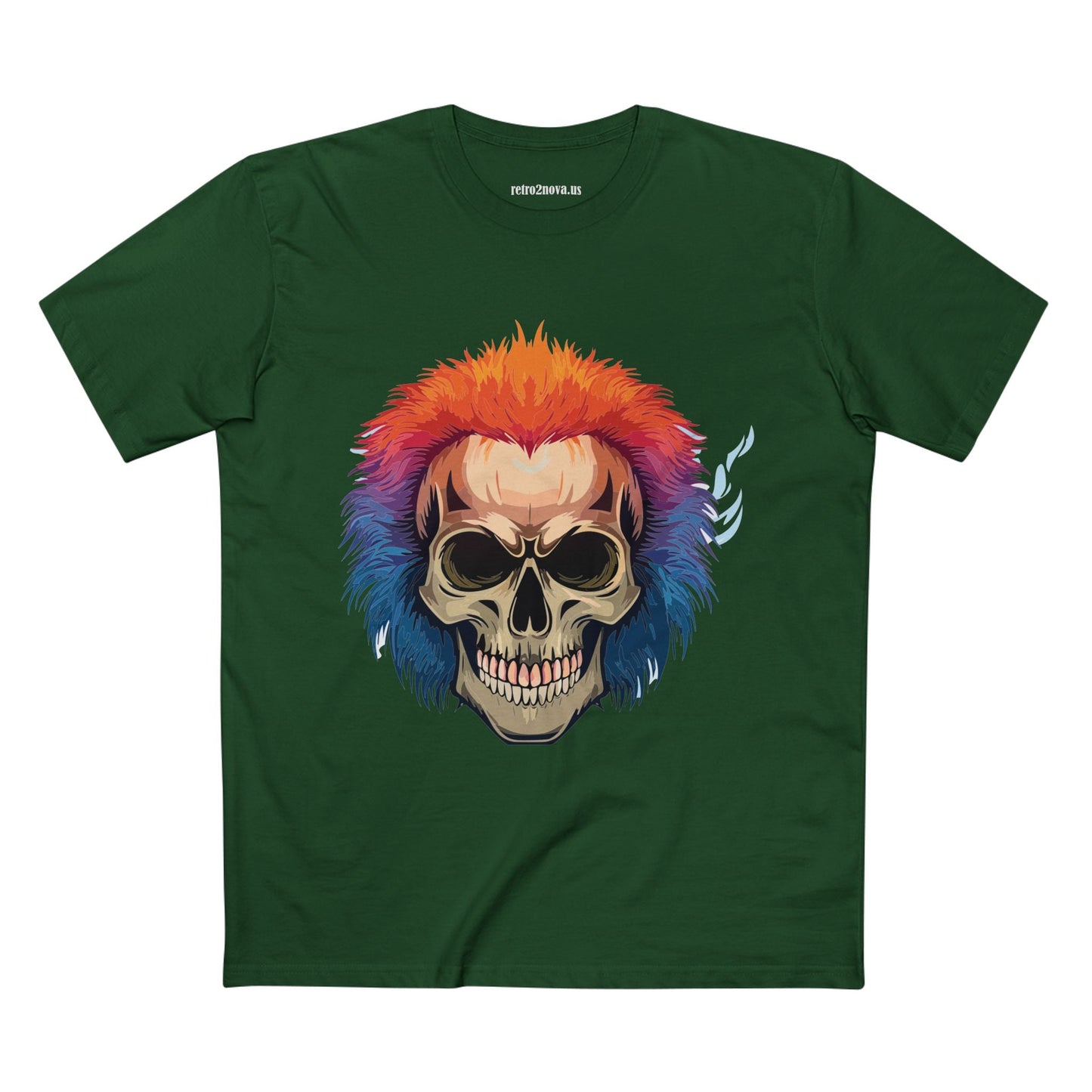 Skull And Skeleton Shirt Unisex Premium Cotton Tee With Original Art Design By Retro2Nova