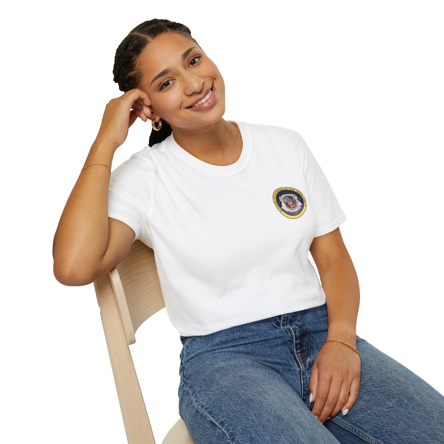 Funny T Shirts UFO Tees Funny Aliens Shirt Small Logo  8