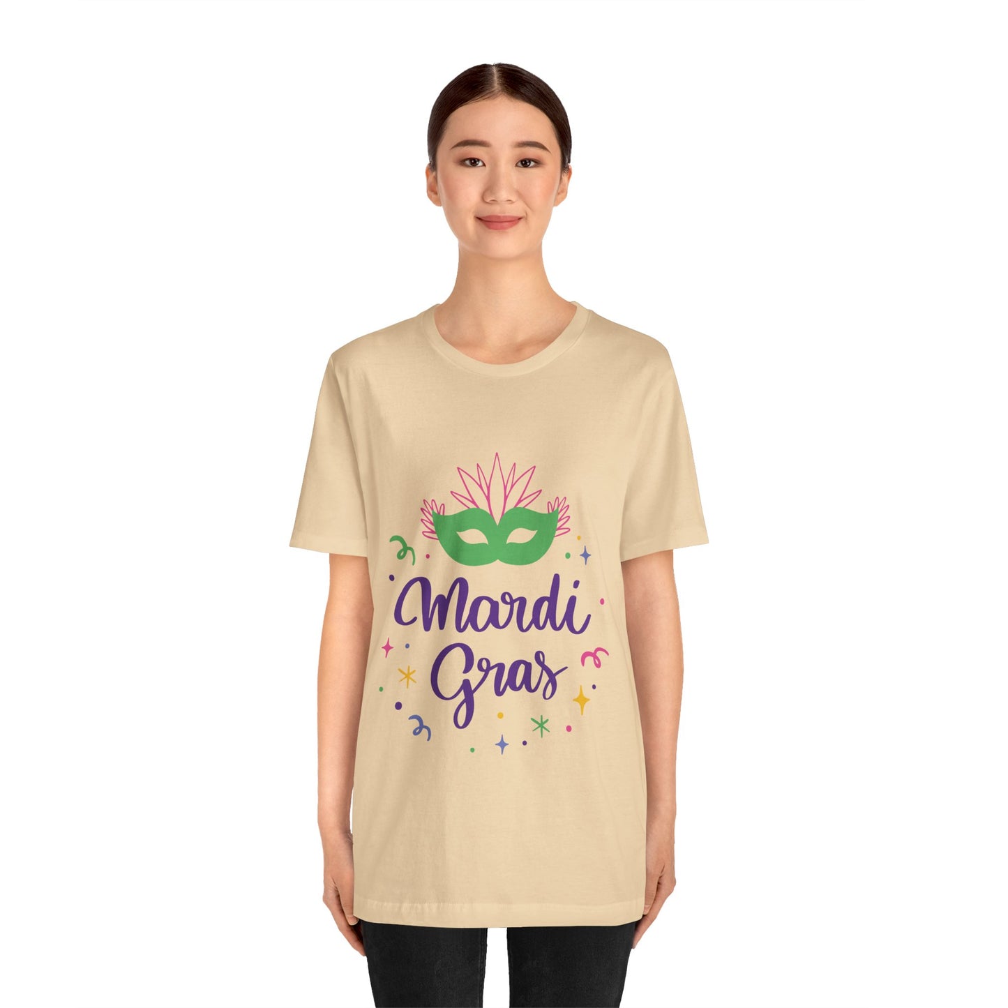 Unisex Cotton Tee Shirt for Mardi Gras