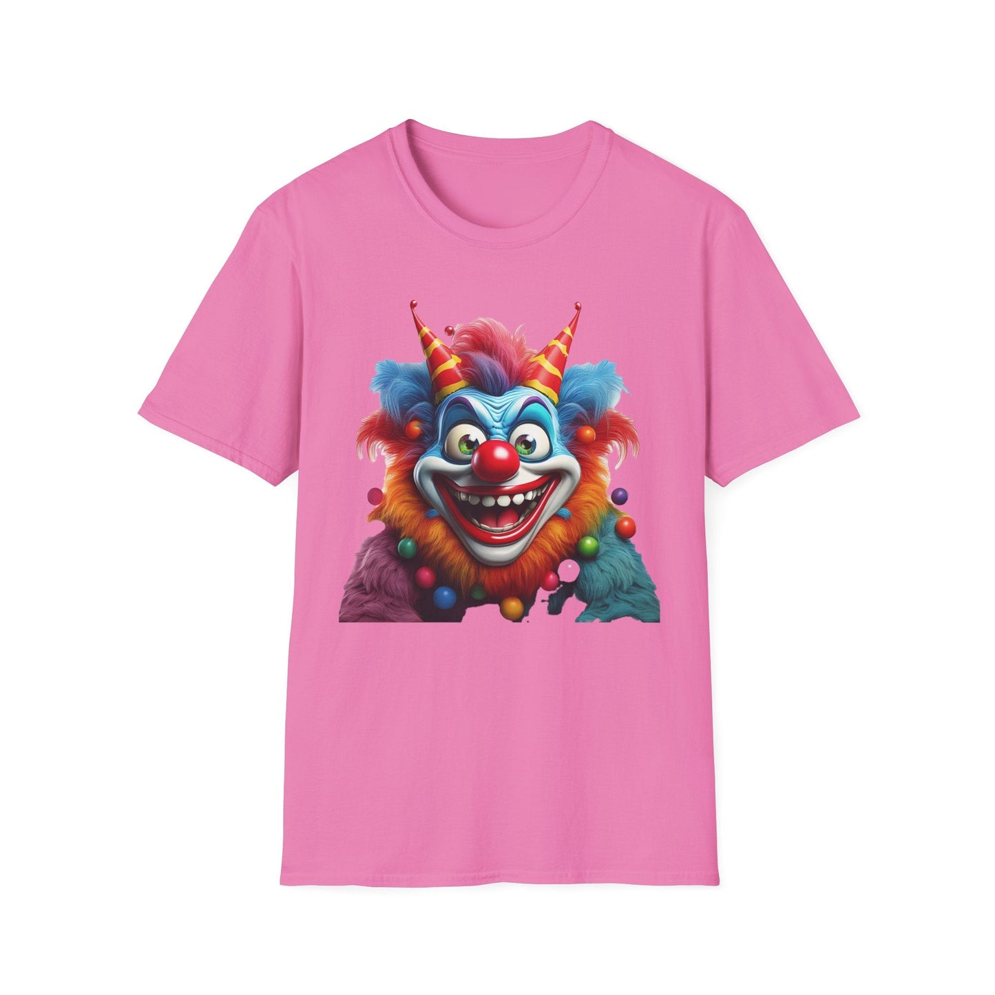 Clown Shirt For Men And Women Funny Circus Tee Scary Man Shirt Unisex Softstyle Tee