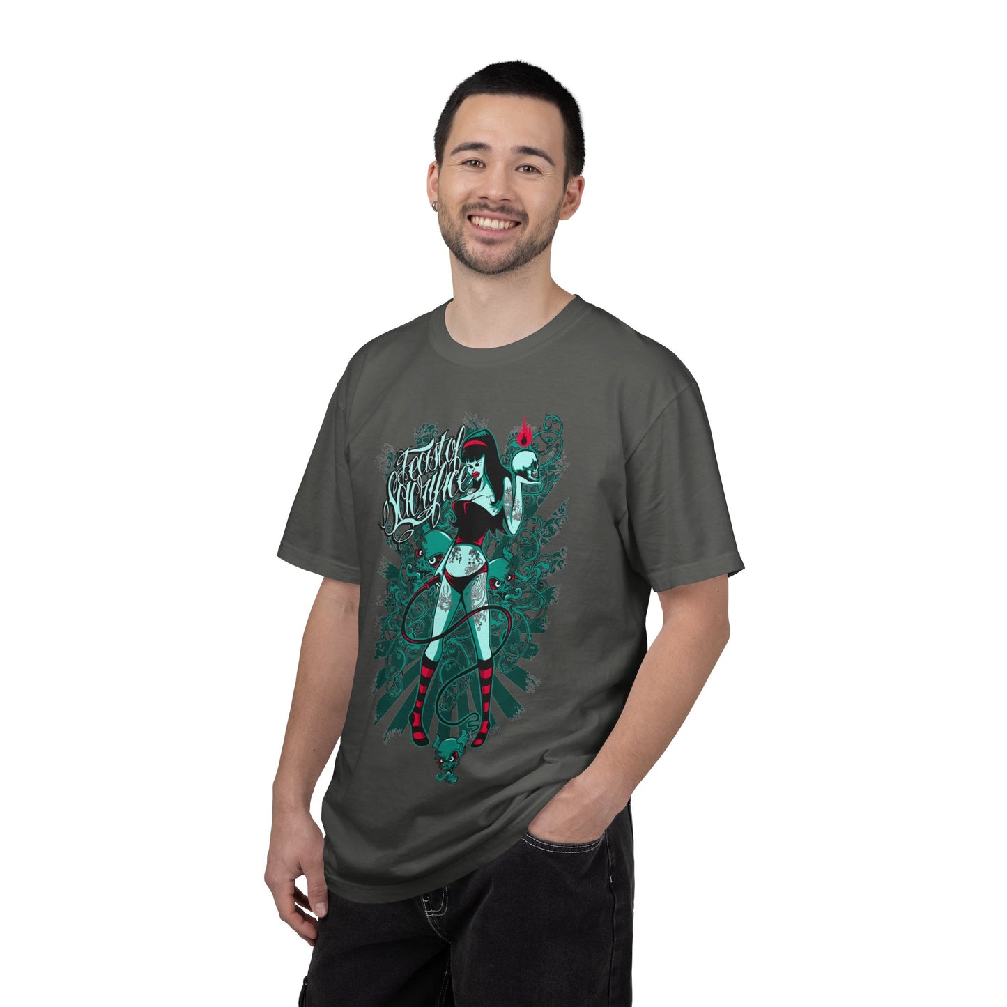 Carnival Graphic Tee Unisex Cotton Art Design Vintage T-Shirt