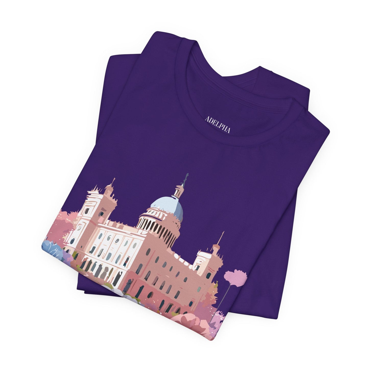 Madrid Tourist Shirt Graphic Tee Unisex Vintage Inspired Artwork By Adelpha Premium Streetwear