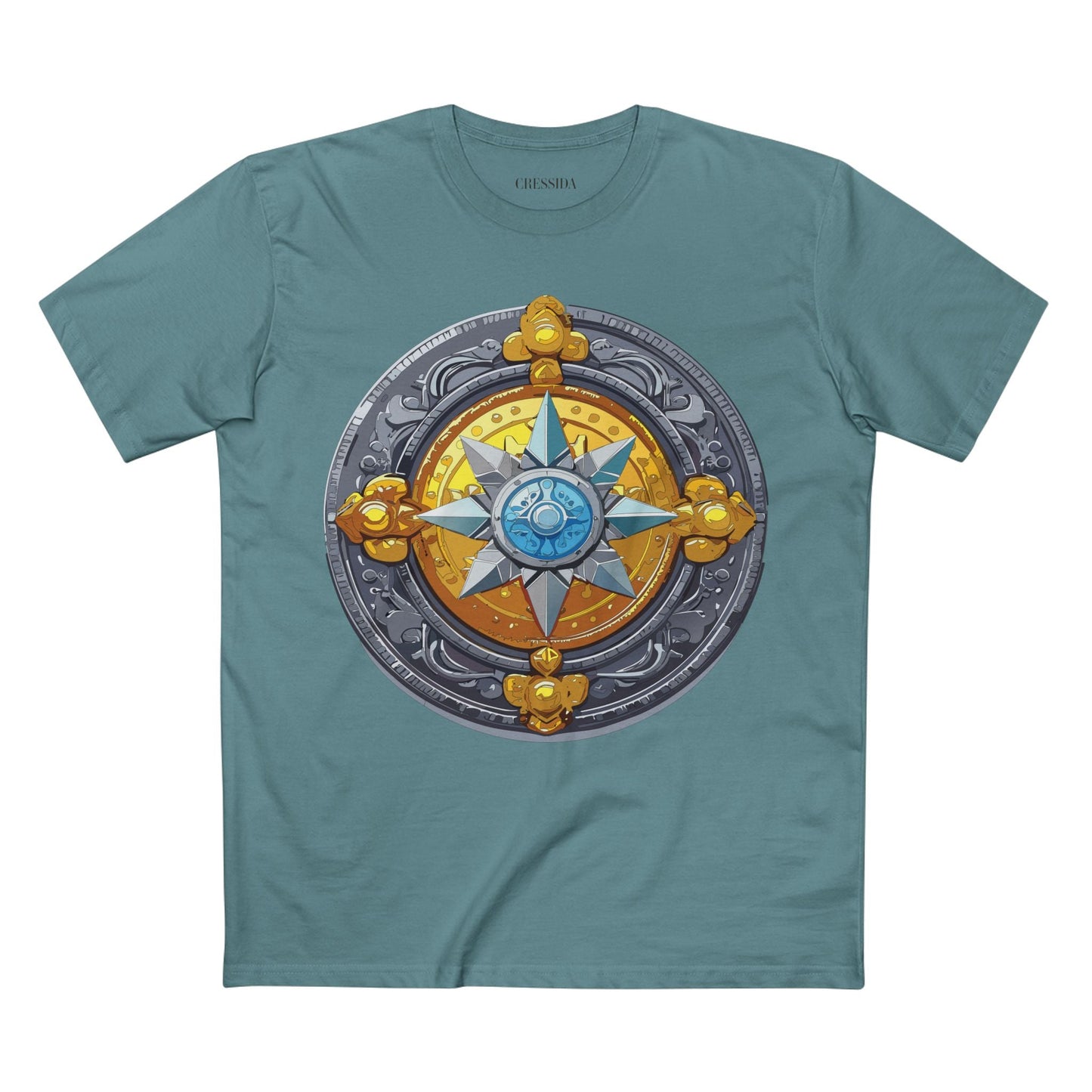 Antique Gold Coin Graphic Design T-Shirt Unisex 100 Cotton With Golden Print Artwork Tee 1