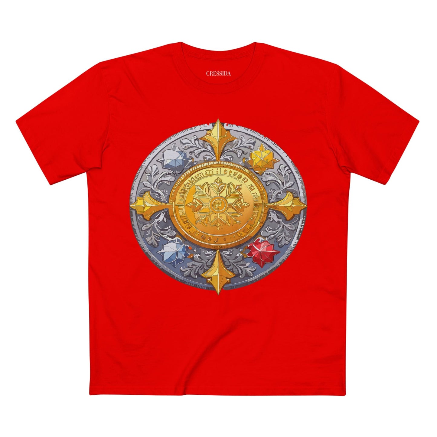 Antique Gold Coin Graphic Design T-Shirt Unisex 100 Cotton With Golden Print Artwork Tee 2