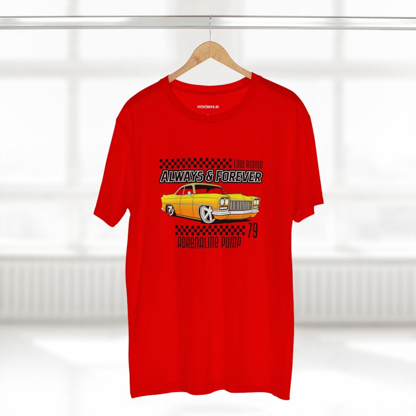Retro Car Tee Unisex Vintage Car Shirt With Original Art RC-6 Premium Cotton Soft Breathable Comfort