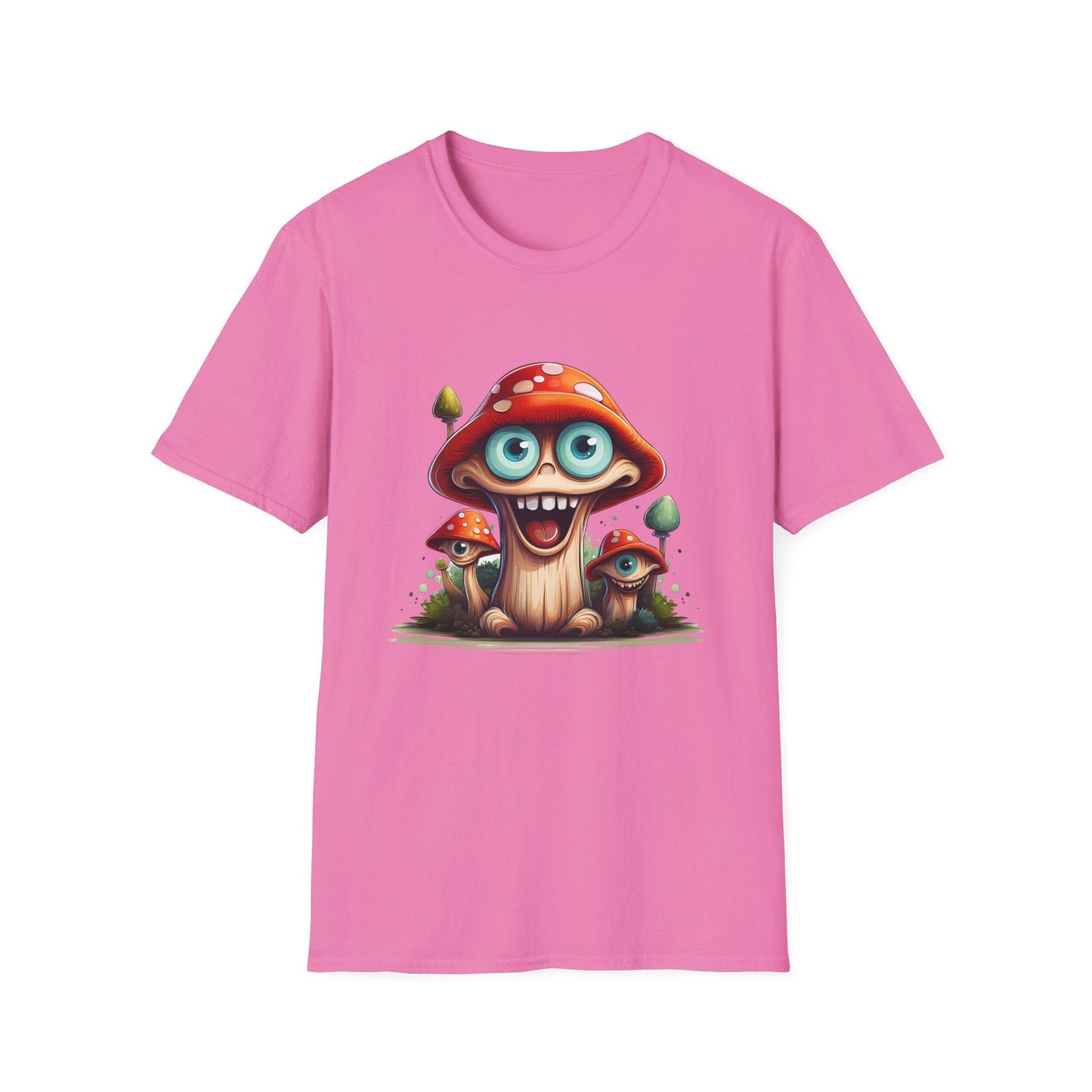 Mashroom Tee Shirt Unisex Funny Mushroom Design Softstyle Tee One Hundred Percent Ring Spun Cotton
