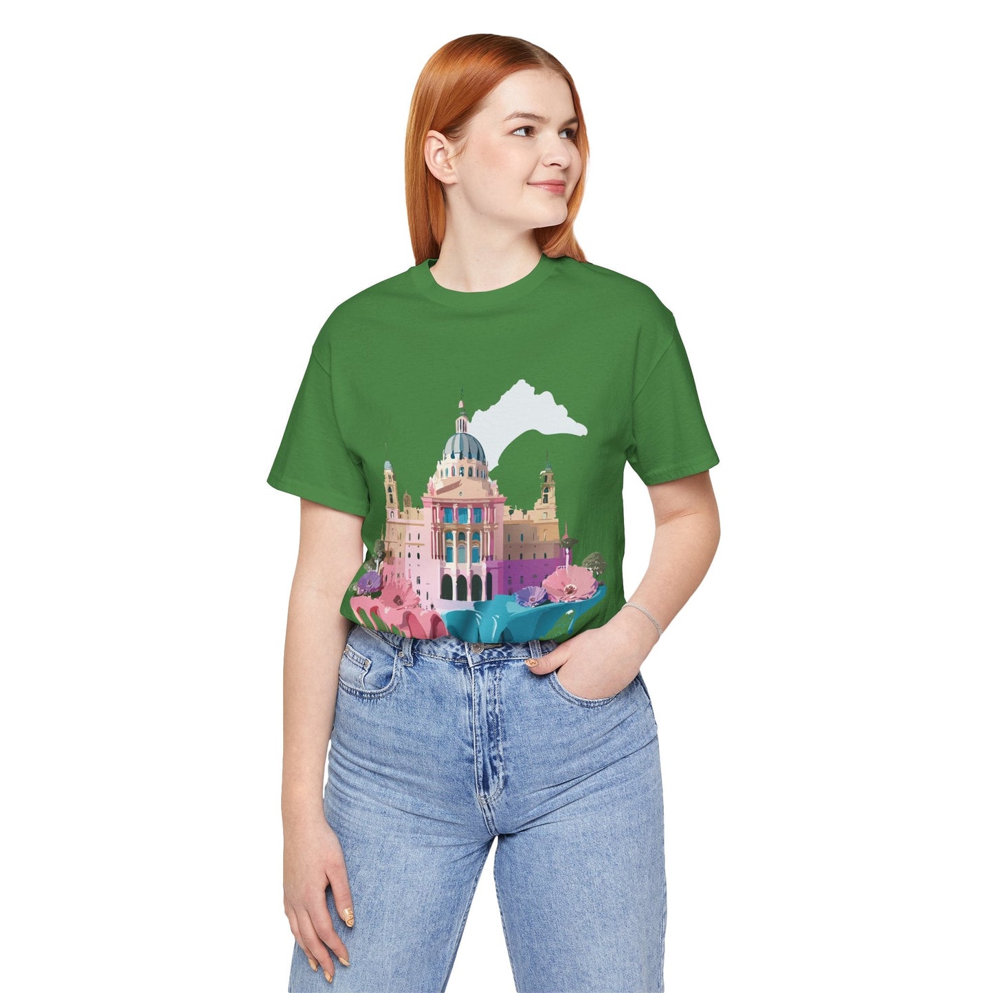 Adelpha Unisex Graphic Tee Madrid Tourist Shirt Vintage Inspired Art Design By Adelpha