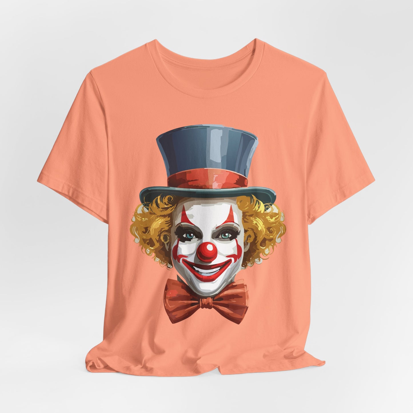 Clown Shirt, Funny Shirt, T-Shirt with Clown, Funny Art Design Tee, Circus Tees, Circus T-Shirt, Unisex Humor Wear 11