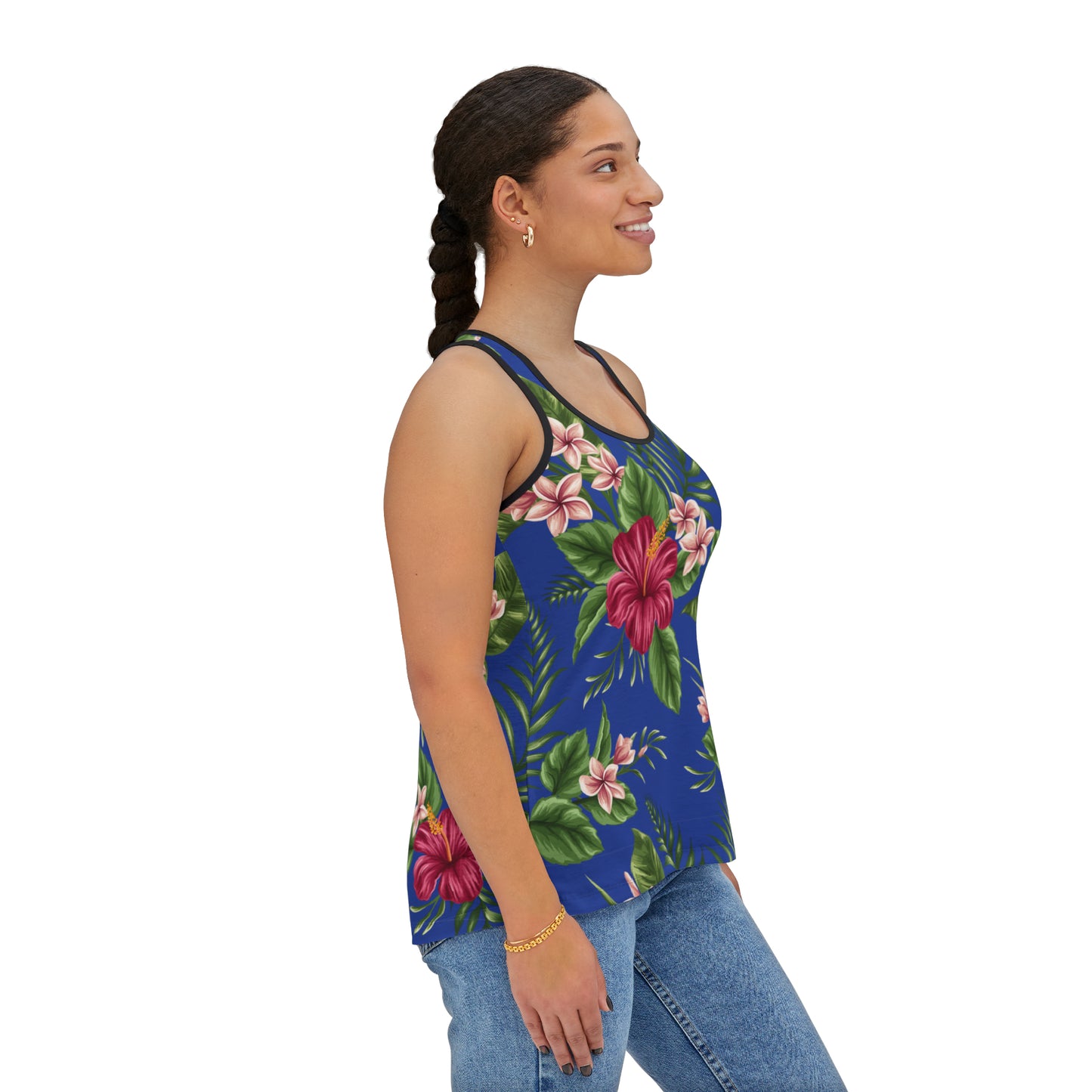 Camiseta de tirantes de verano con estampados florales