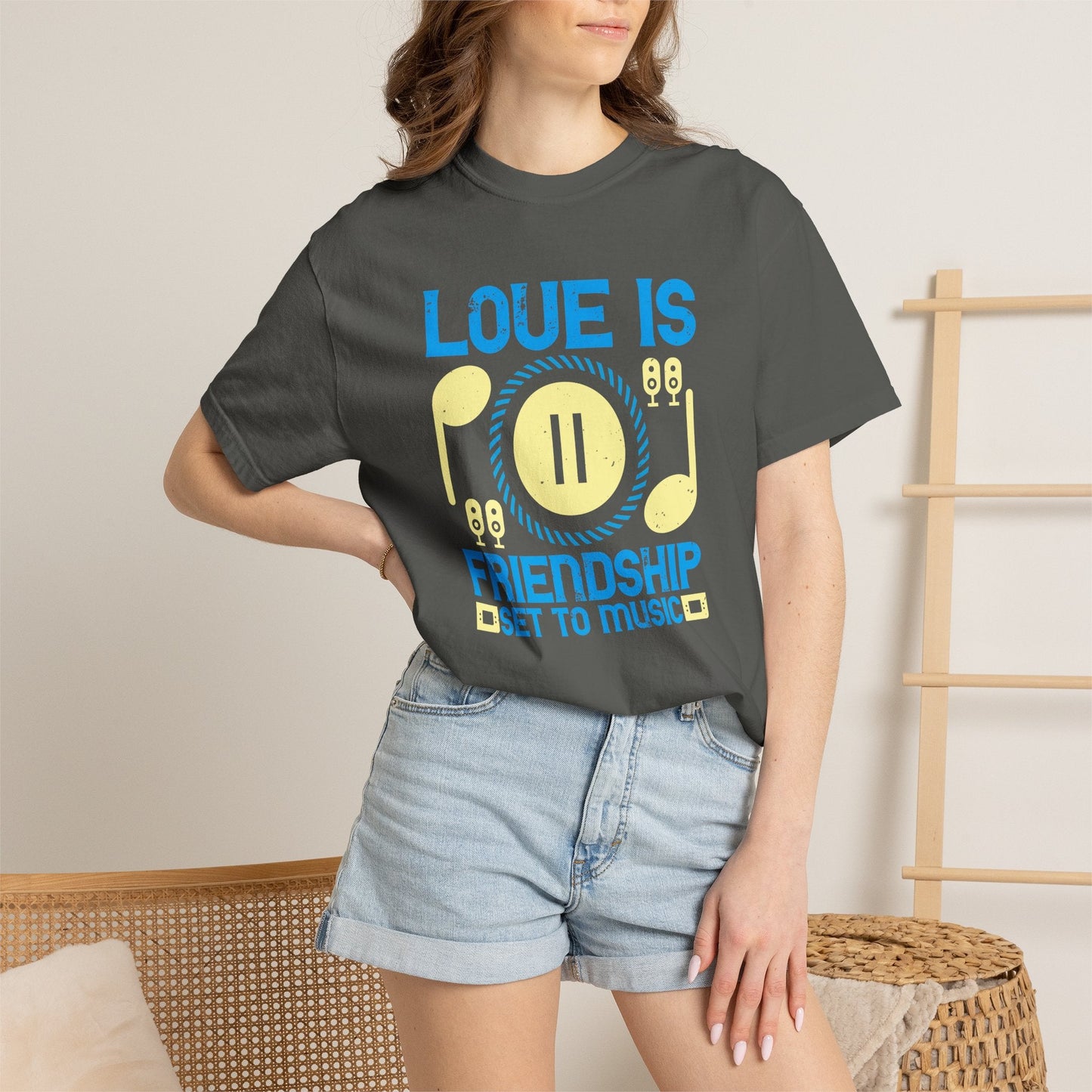 Music Graphic Design Unisex Cotton T-shirt m21