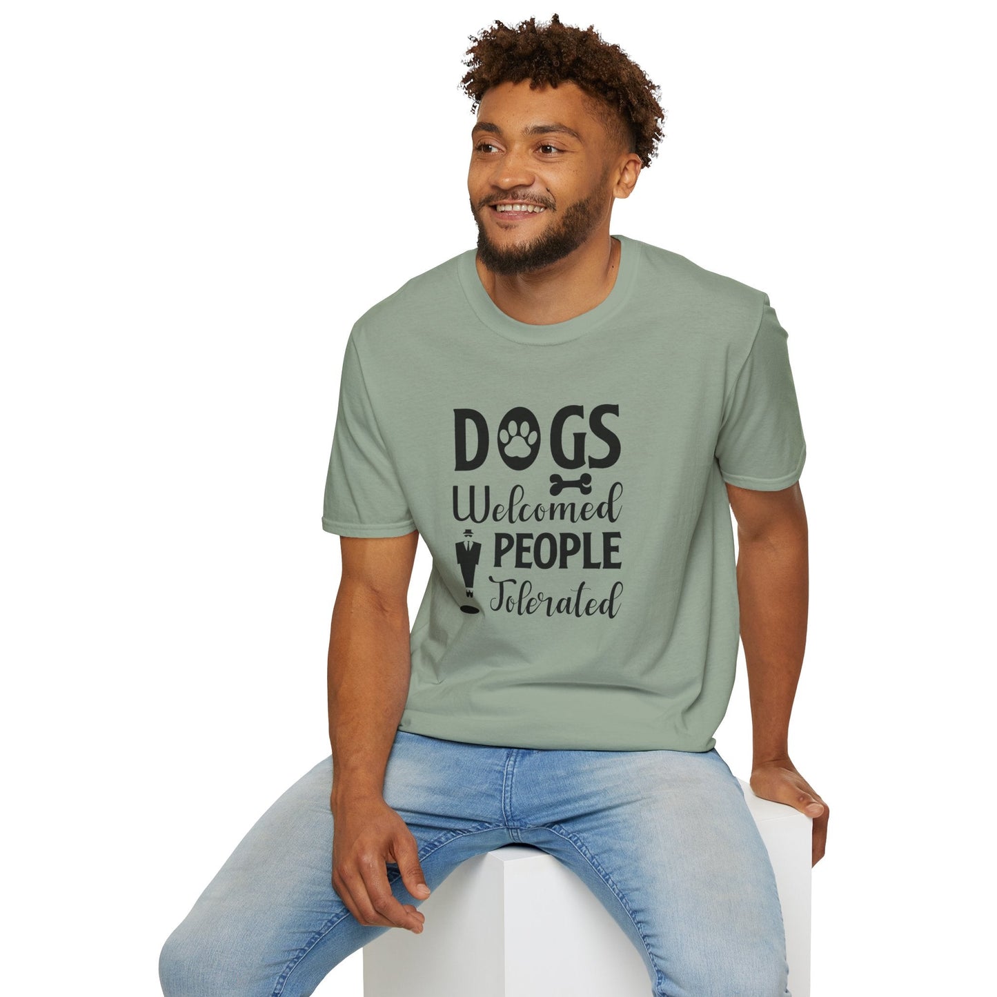 Dog Slogan T Shirts With Funny Quotes Unisex Tee Shirt Gildan Softstyle 64000 100 Percent Cotton