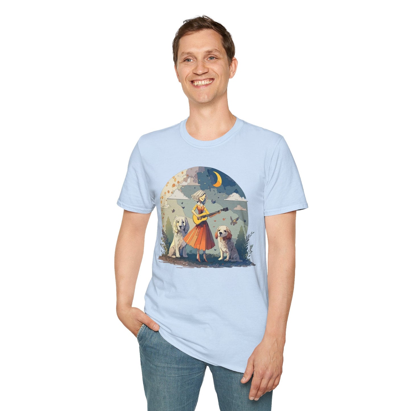 Womens Graphic T Shirts Art Design Tee Softstyle Gildan 64000 100 Percent Cotton