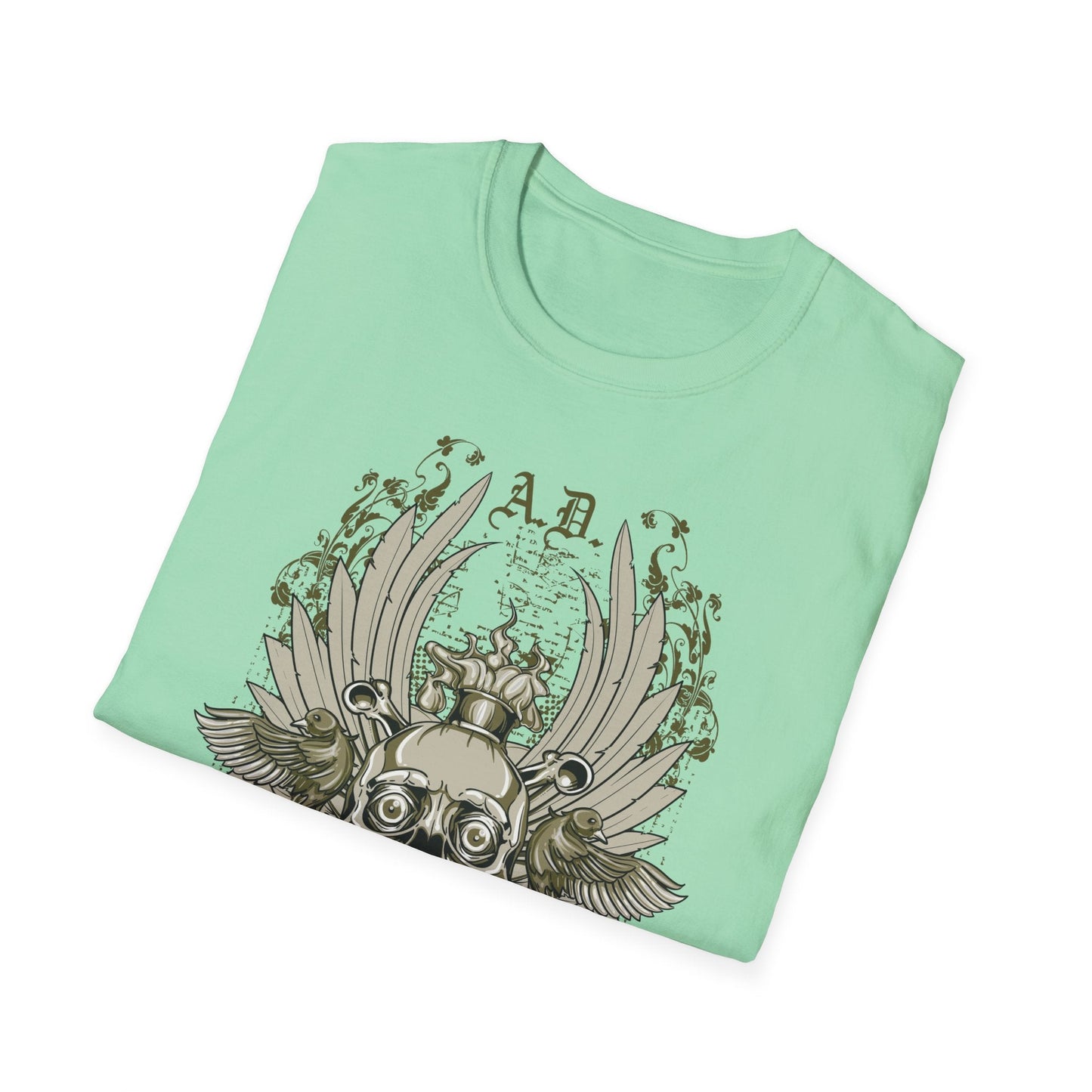 Unisex Art Design T Shirt With Graphic Artwork Softstyle Gildan 64000 Tee Premium Cotton