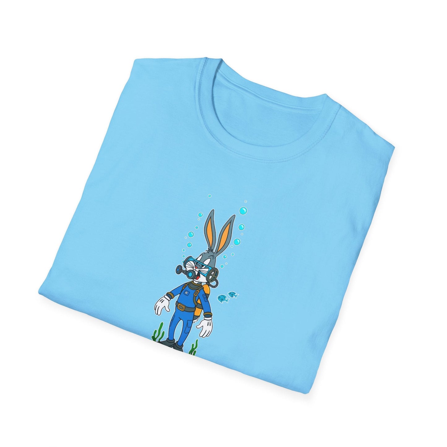 Bugs Bunny Animation Shirt Unisex T Shirt Cartoon Design Tee 100 Percent Cotton Gildan Softstyle