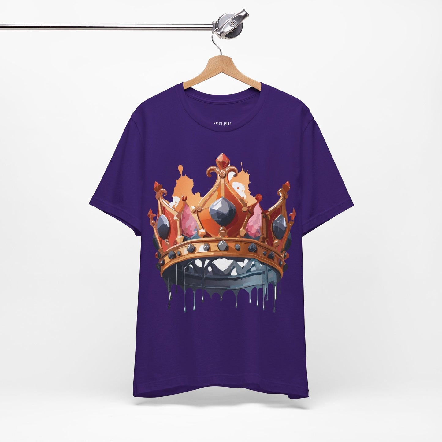 Adelpha Crown Graphic Tee Unisex Jersey Short Sleeve Art Design Vintage Inspired Shirt