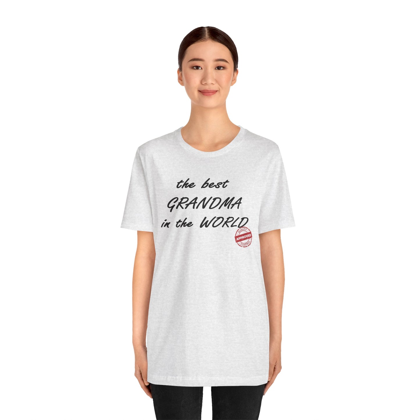 T-shirt en coton avec signature de grand-mère