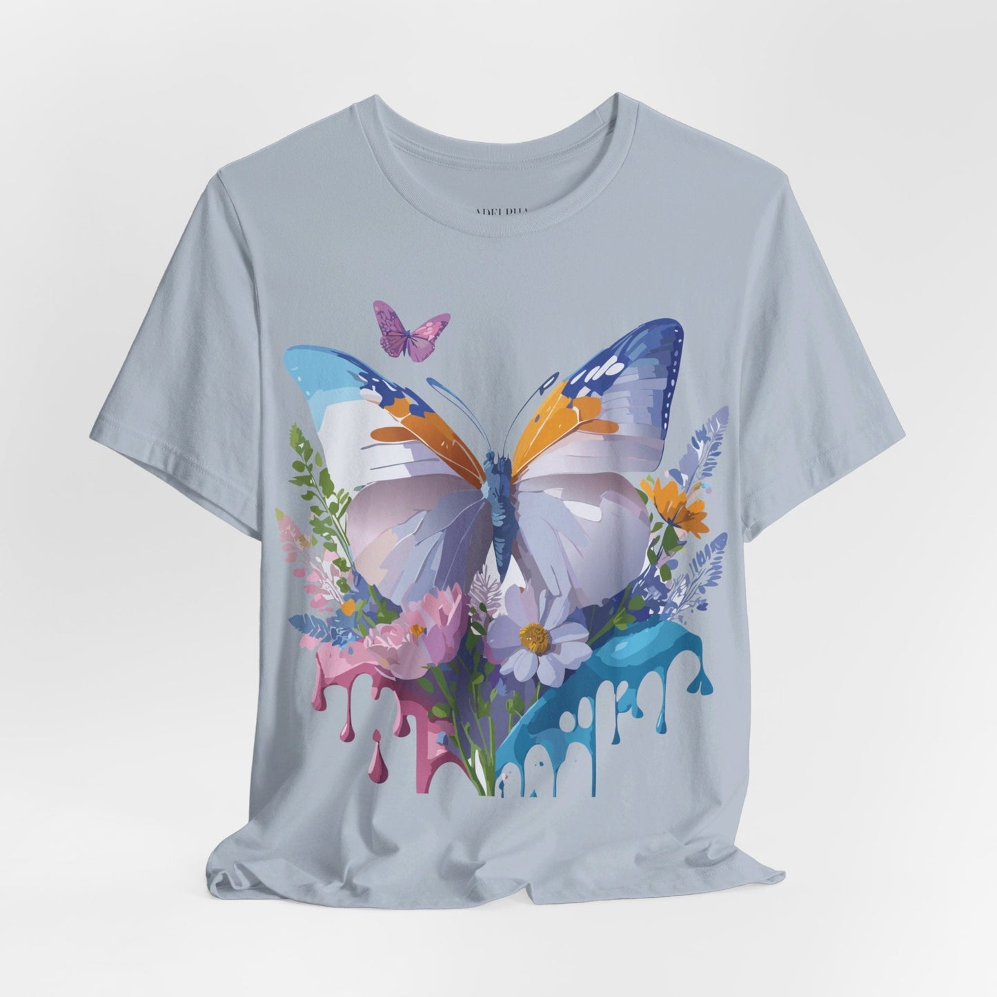 Butterfly Graphic Tee From Adelpha Vintage Artwork Unisex Short Sleeve Shirt