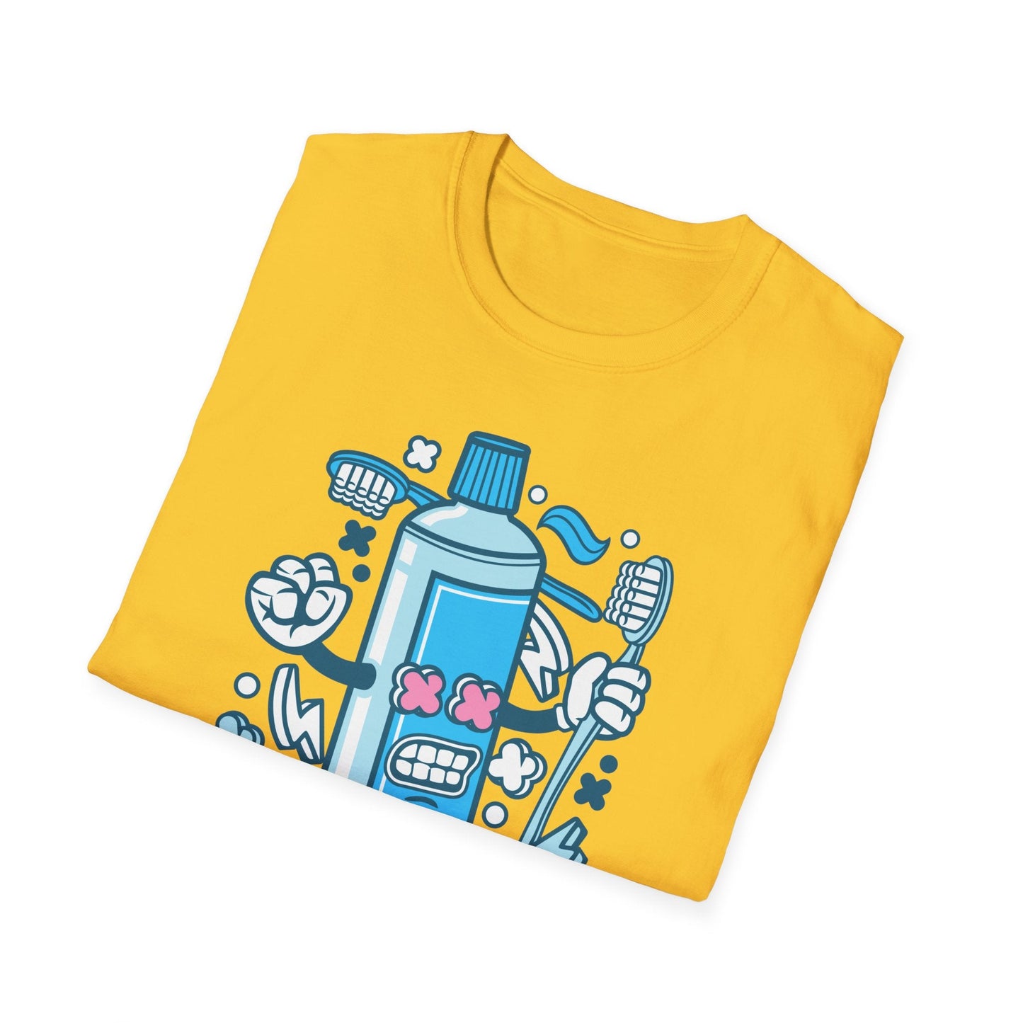 Cartoon Animation T Shirt Unisex Gildan Softstyle 64000 Tee With Fun Art Design Artwork