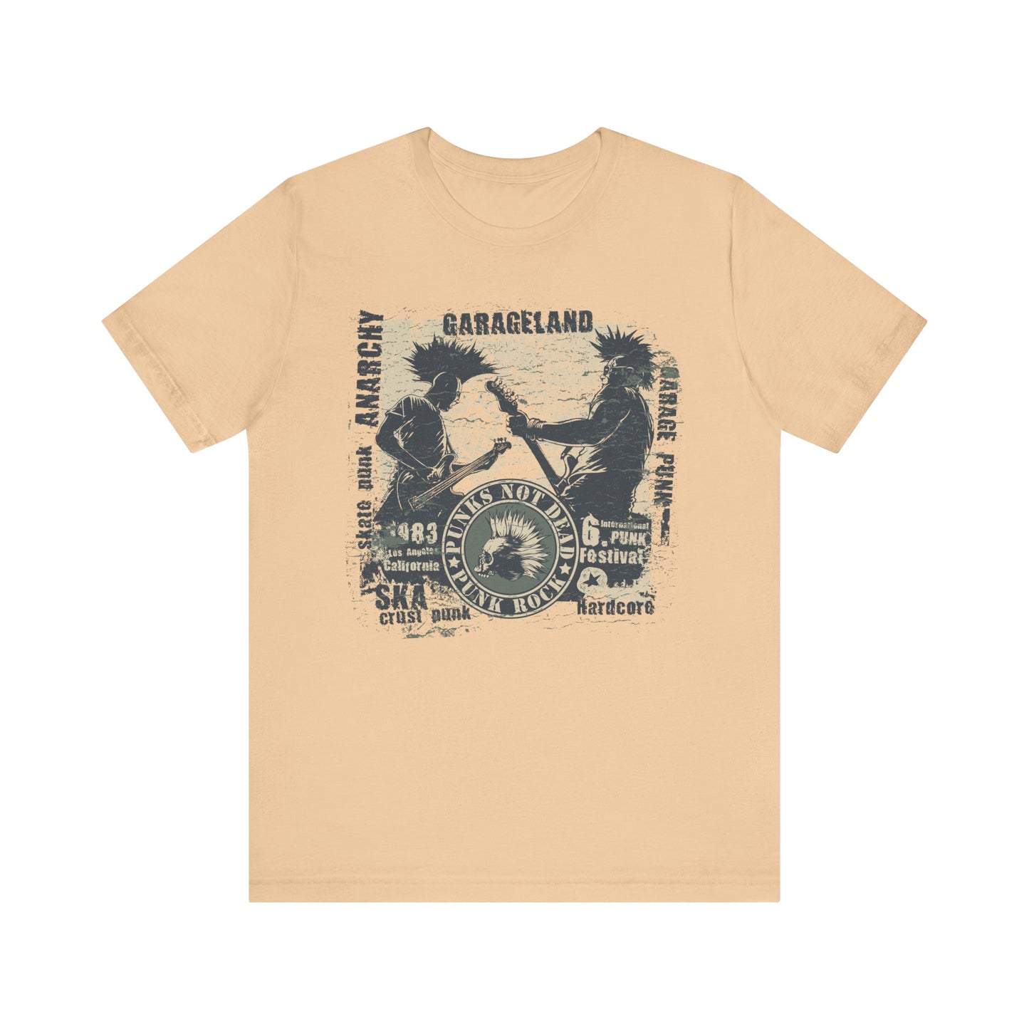 Punk Rock Graphic Tee, Retro Graphic T-Shirt, Artistic Vintage T-Shirt, Vintage Shirt, Retro Tee, Art Design Music Tees