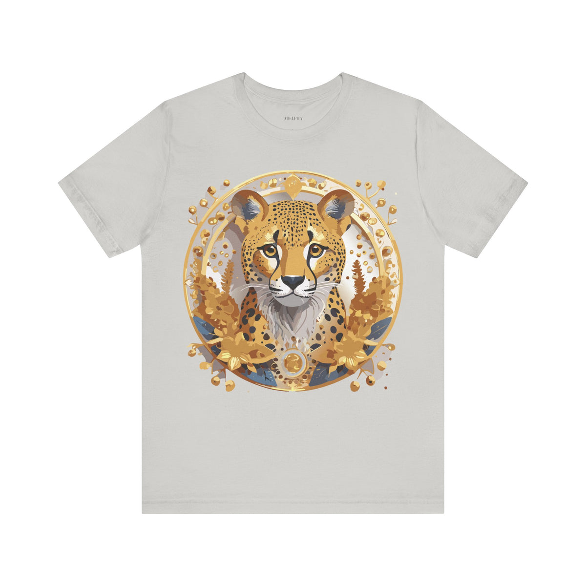 Medallion Graphic Unisex Cotton Bella+Canvas Tee with Art Design d55