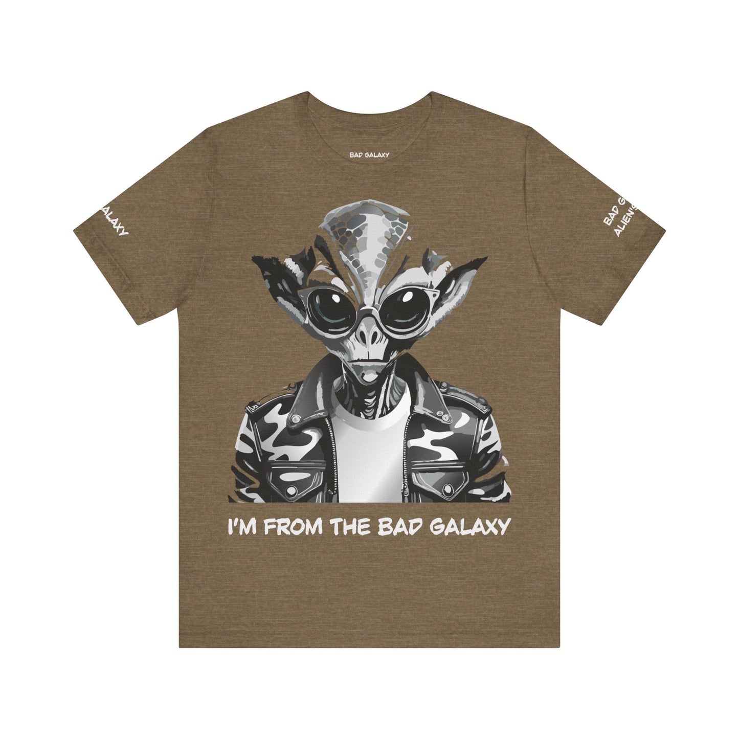 Alien T Shirt From Bad Galaxy Made To Order 100 Cotton Eco Friendly Inks Soft Comfortable