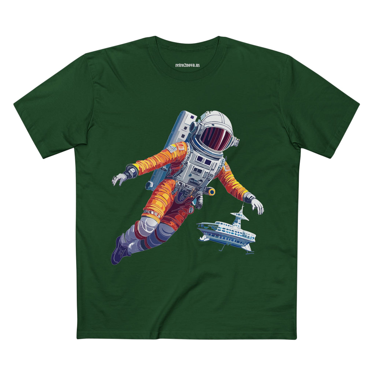 Cosmos Astronaut Graphic Tee Staple Unisex 100 Cotton Tee Shirt - CS-21