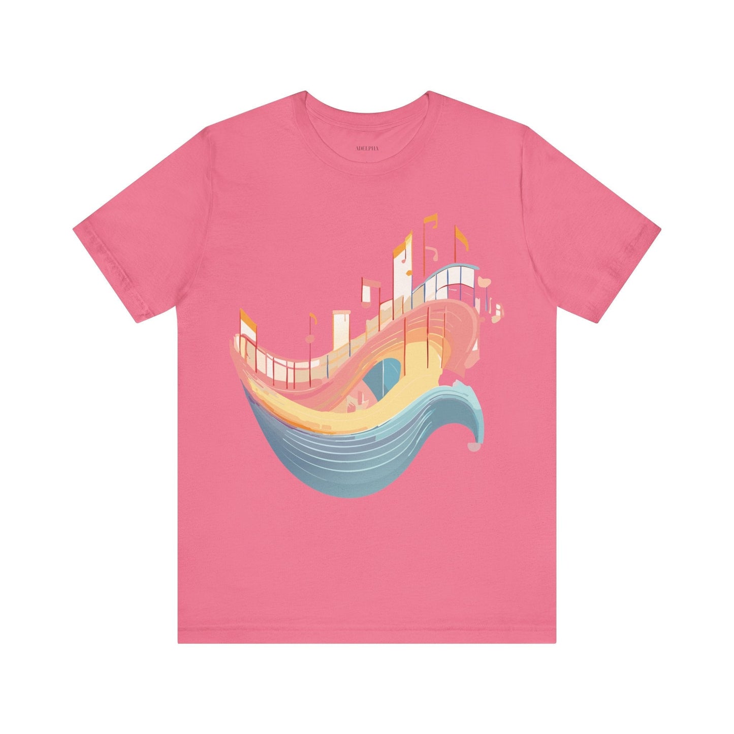 Adelpha Music T Shirt Unisex Graphic Tee Vintage Art Design Jersey Short Sleeve Premium