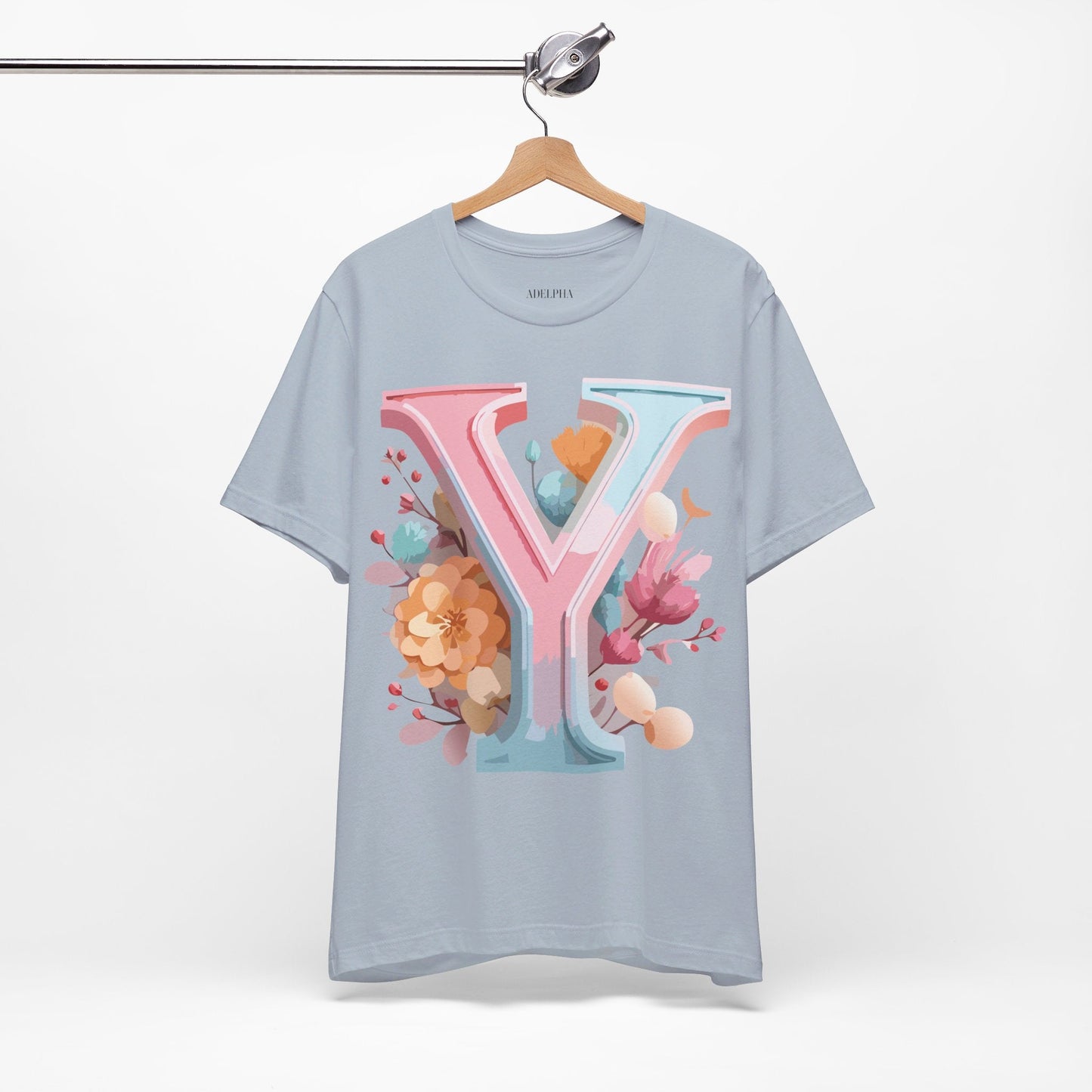 Unisex Letter Y Graphic Tee From Adelpha Vintage Inspired Artwork T Shirt For Everyday Wear