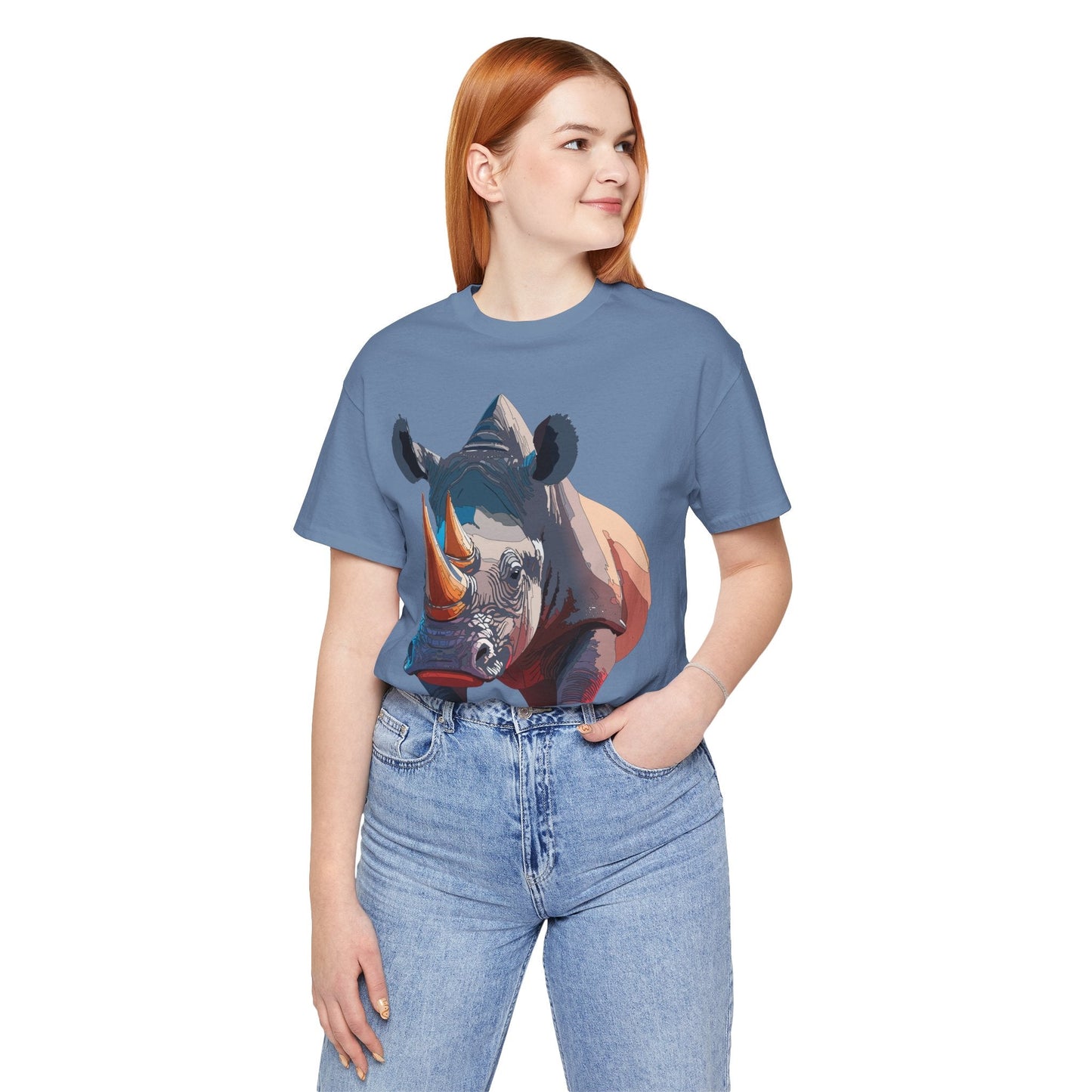 Unisex Animal Shirt Tee With Art Design Wild Animals Gildan Softstyle 64000 Graphic Tee