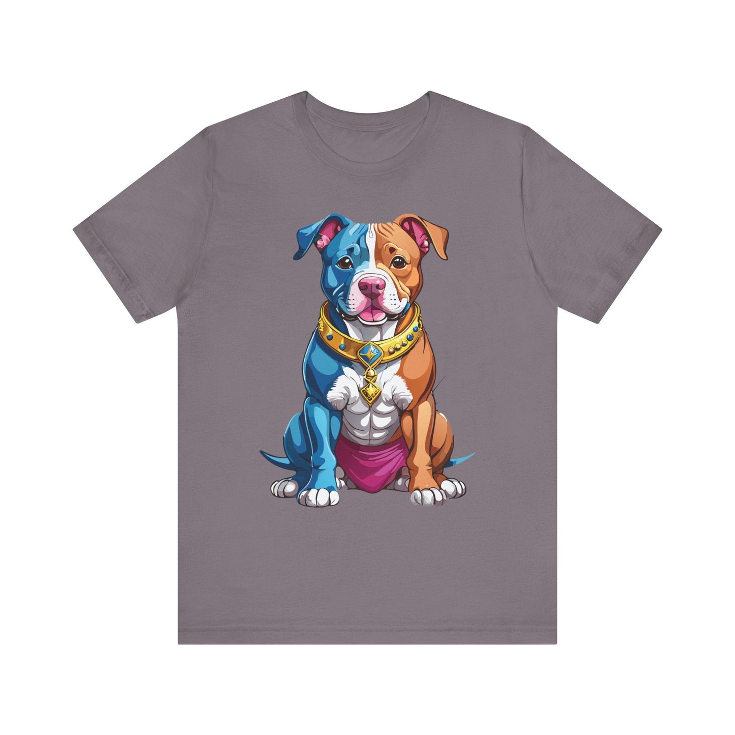 Unisex Animal Shirt Art Design Tee With Wild Animals Print Short Sleeve Jersey Tee