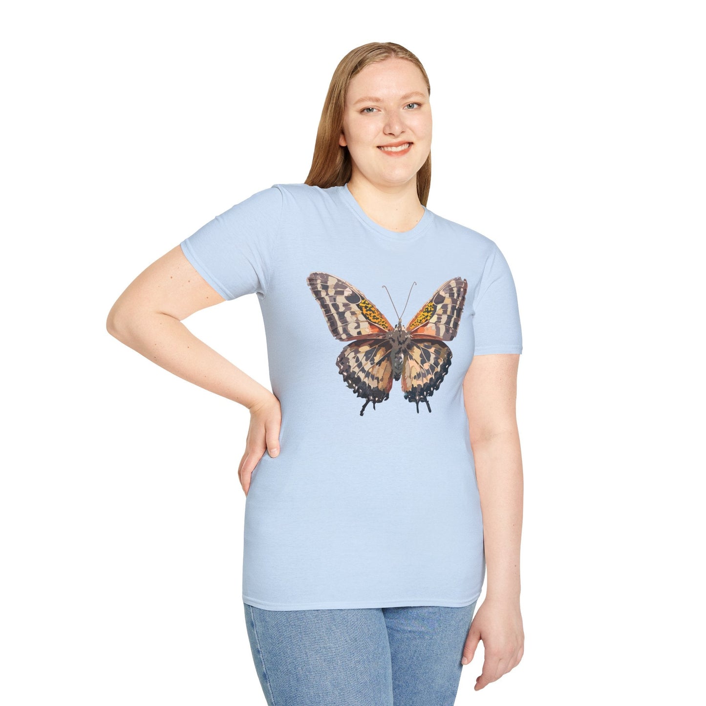 Butterfly Shirt Unisex Tee Monarch Butterfly Tee Softstyle Gildan 64000 Classic Fit