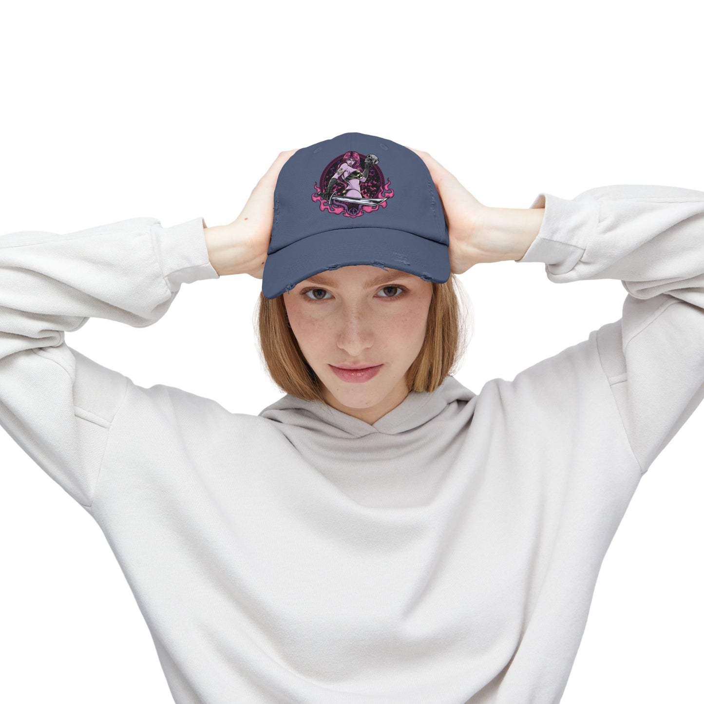 Unisex Vintage Sports Logo Cap, Cap with Sports Logo, Cap with Band Logo