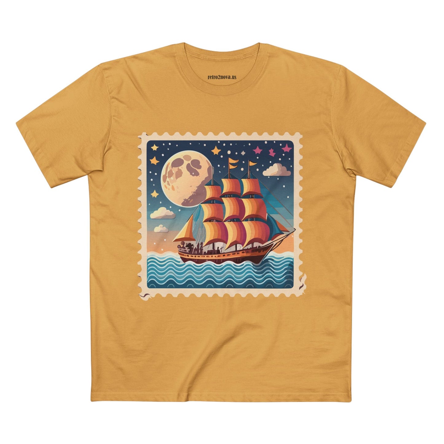 Stamp Shirt Postage Stamp Shirt PS 42 Unisex Premium Cotton Tee With Original Art Design Retro2Nova