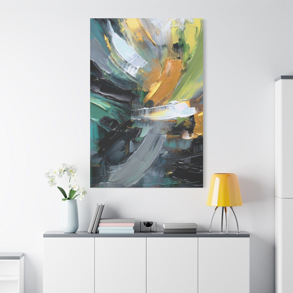 Abstract Oil Painting Print Canvas 20x24,20x30,24x30 24x32,24x36,30x40 32x48,36x48,40x60 Pine-Wood Inner Frame ABS-80