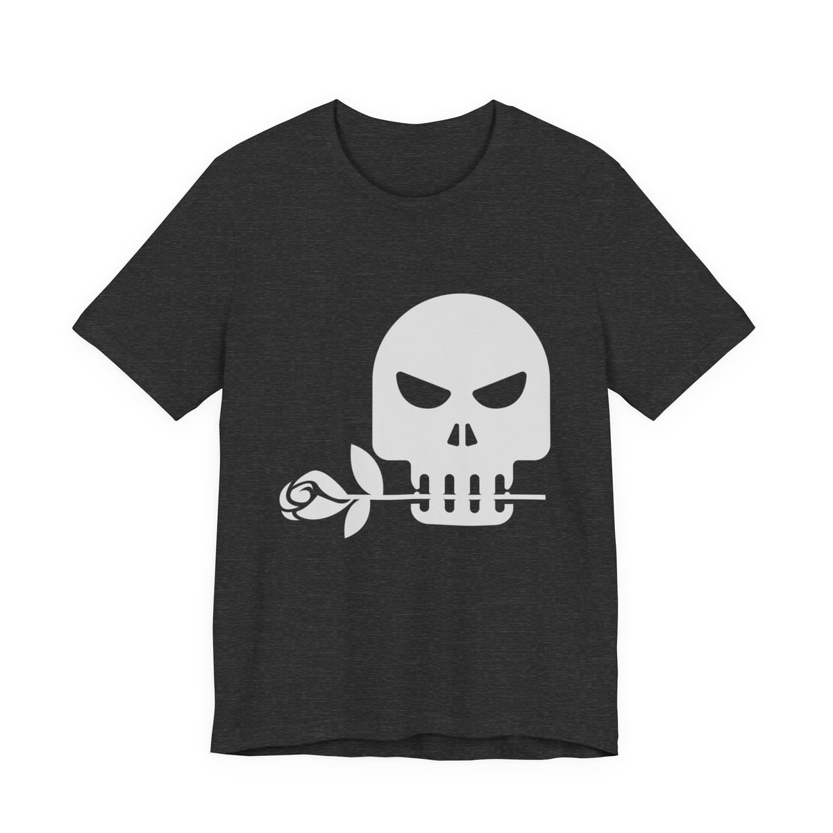 Camiseta unisex de algodón con calavera