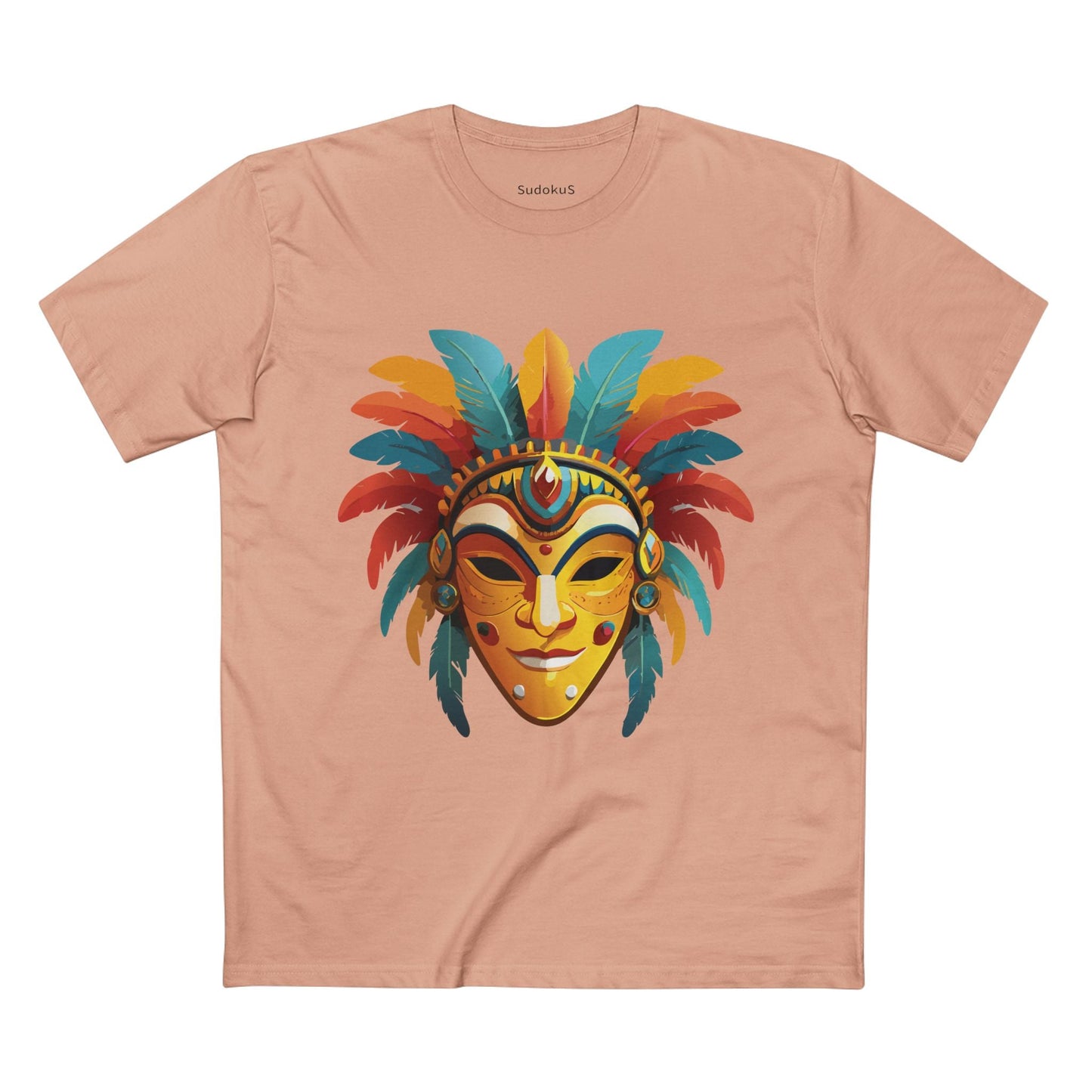 Mask Graphic Unisex 100 Cotton Staple Tee 3