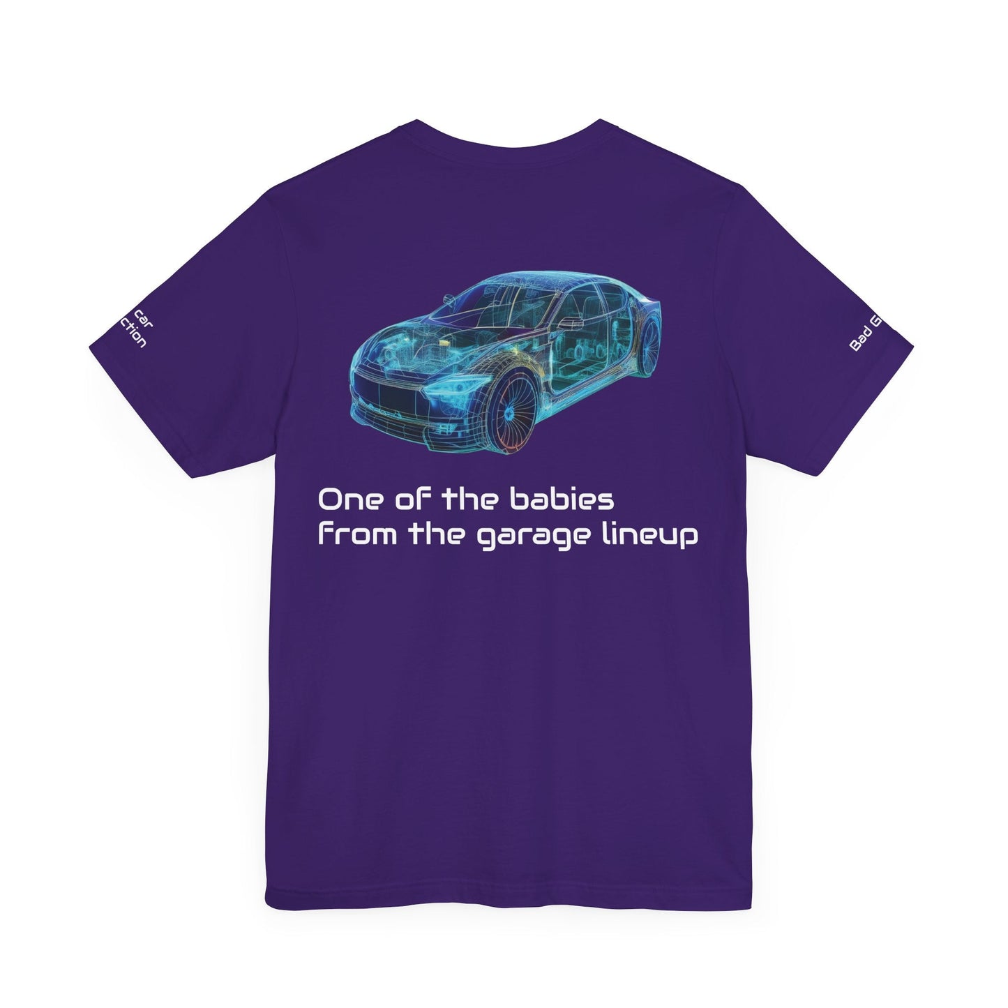Car Graphic Tee Shirt For Auto Lovers 100 Percent Cotton Made In USA Eco Friendly Ink